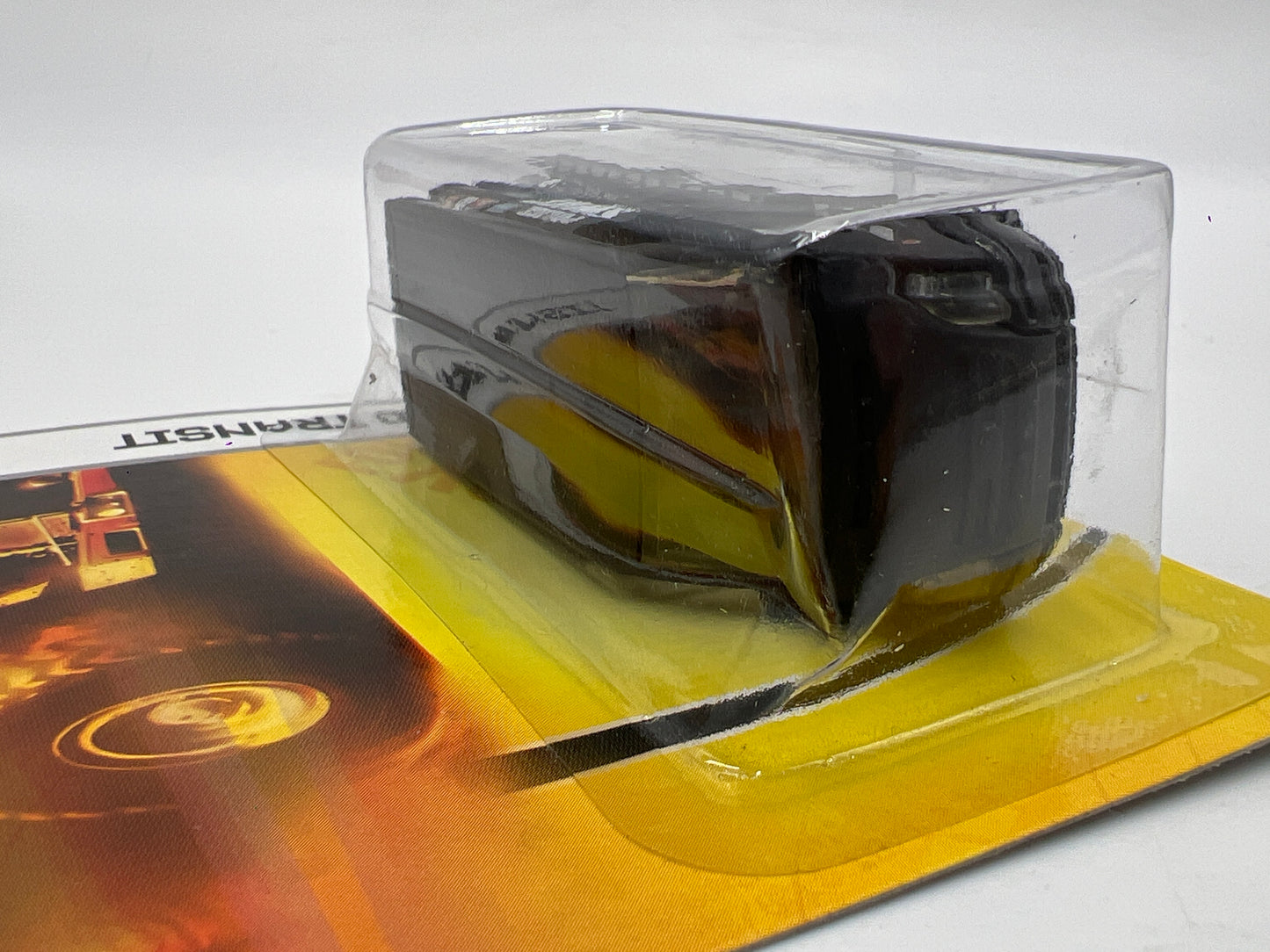 Matchbox Emergency #72 Ford Transit SWAT Black Blister Not Perfect