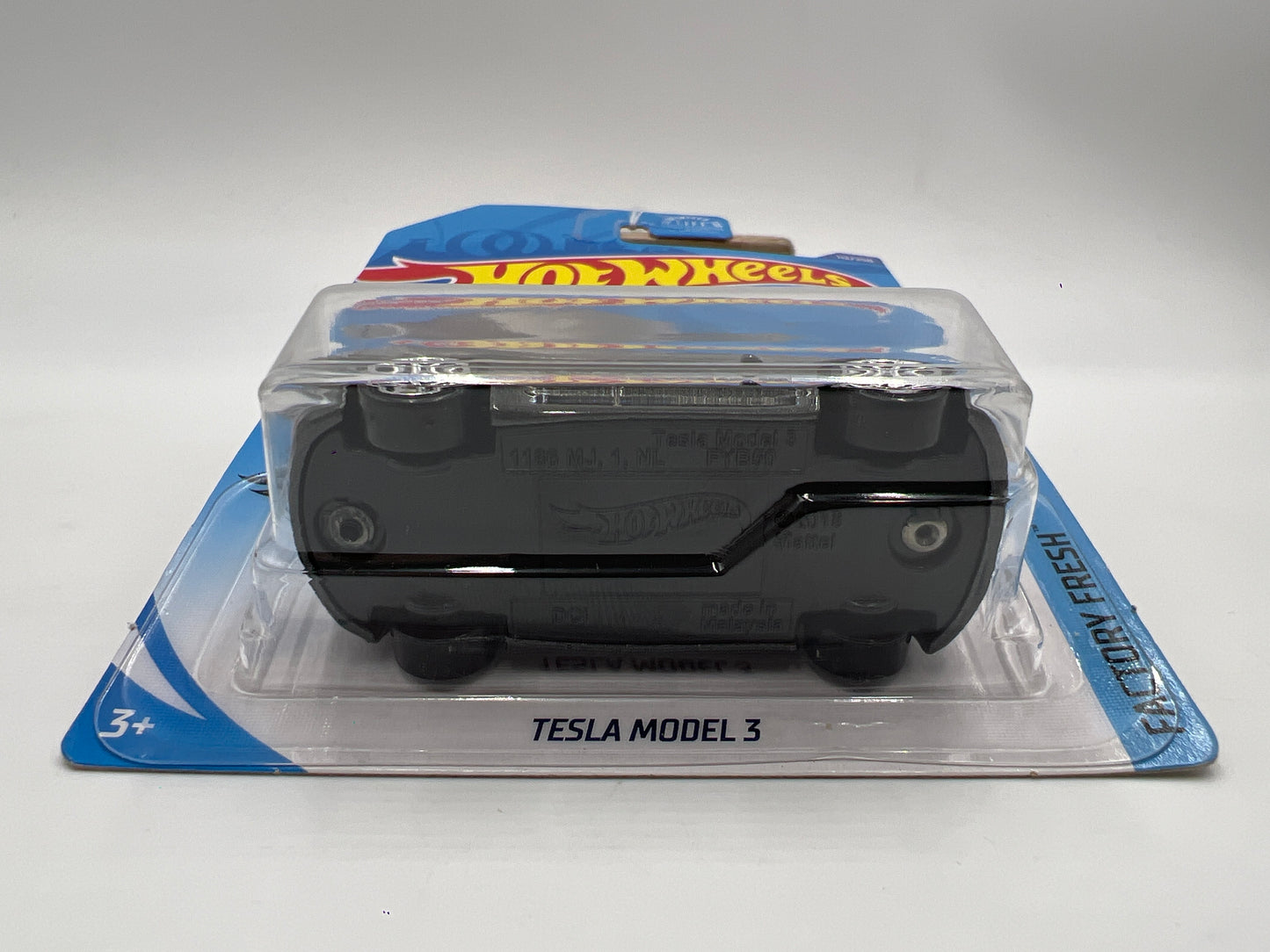 2020 Hot Wheels Factory Fresh #112 Tesla Model 3 Gray 48B