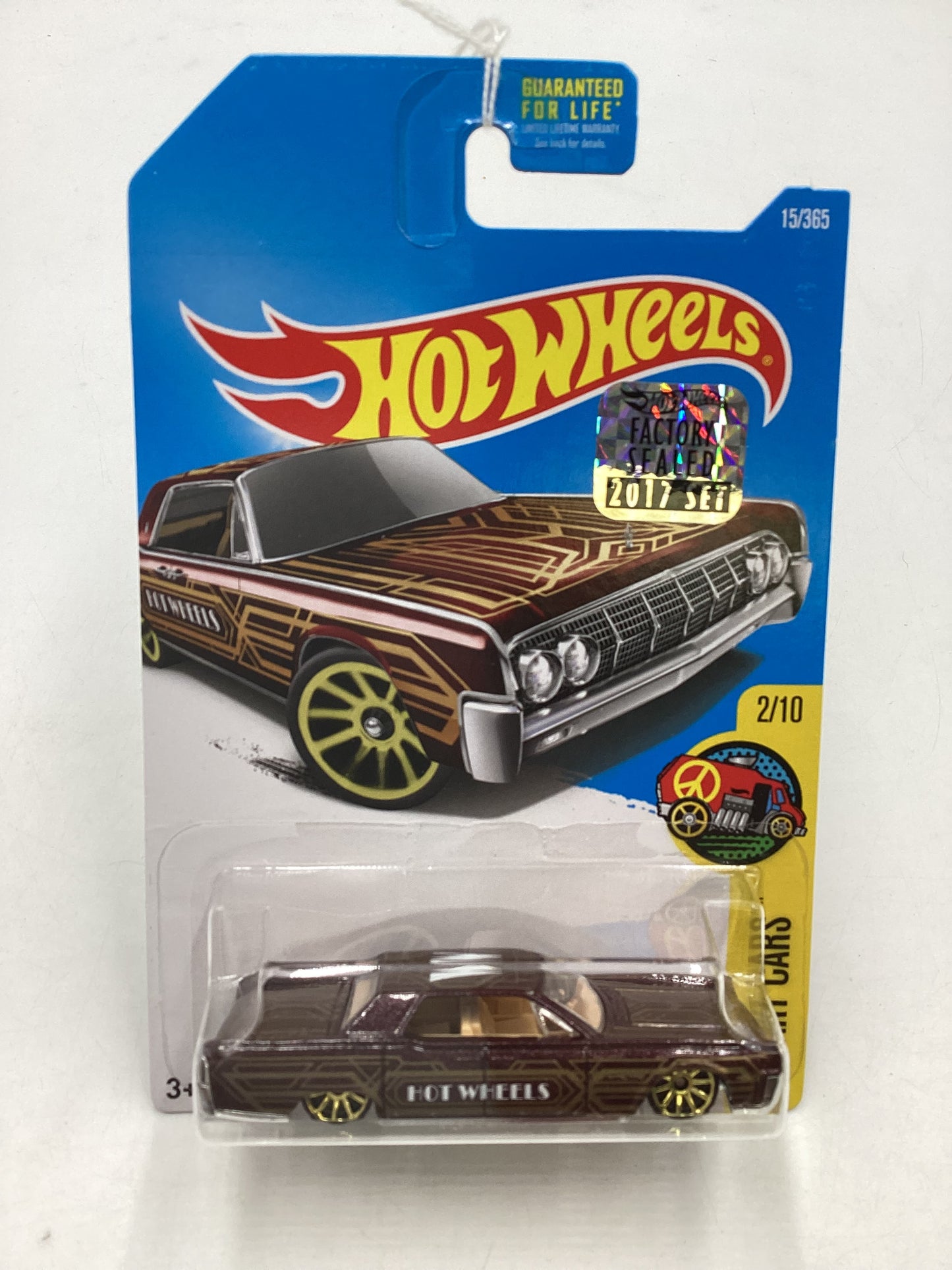 2017 Hot Wheels Factory Sealed #15 1964 Lincoln Continental Brown 51E