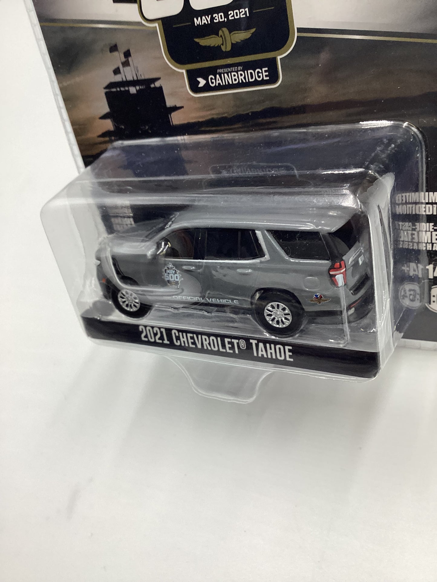 Greenlight Collectibles 105th Indy 500 2021 Chevrolet Tahoe Gray 180B