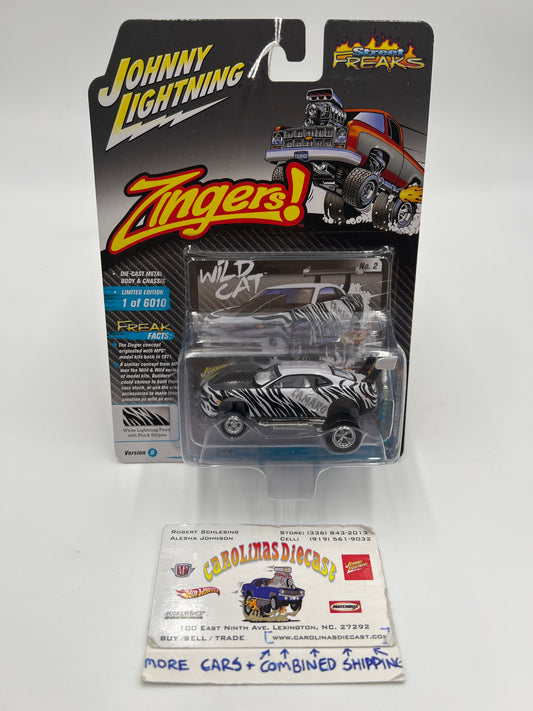 Johnny Lightning Street Freaks Zingers Release 2 Version B 2011 Chevy Camaro Wild Cat White/Black 228G