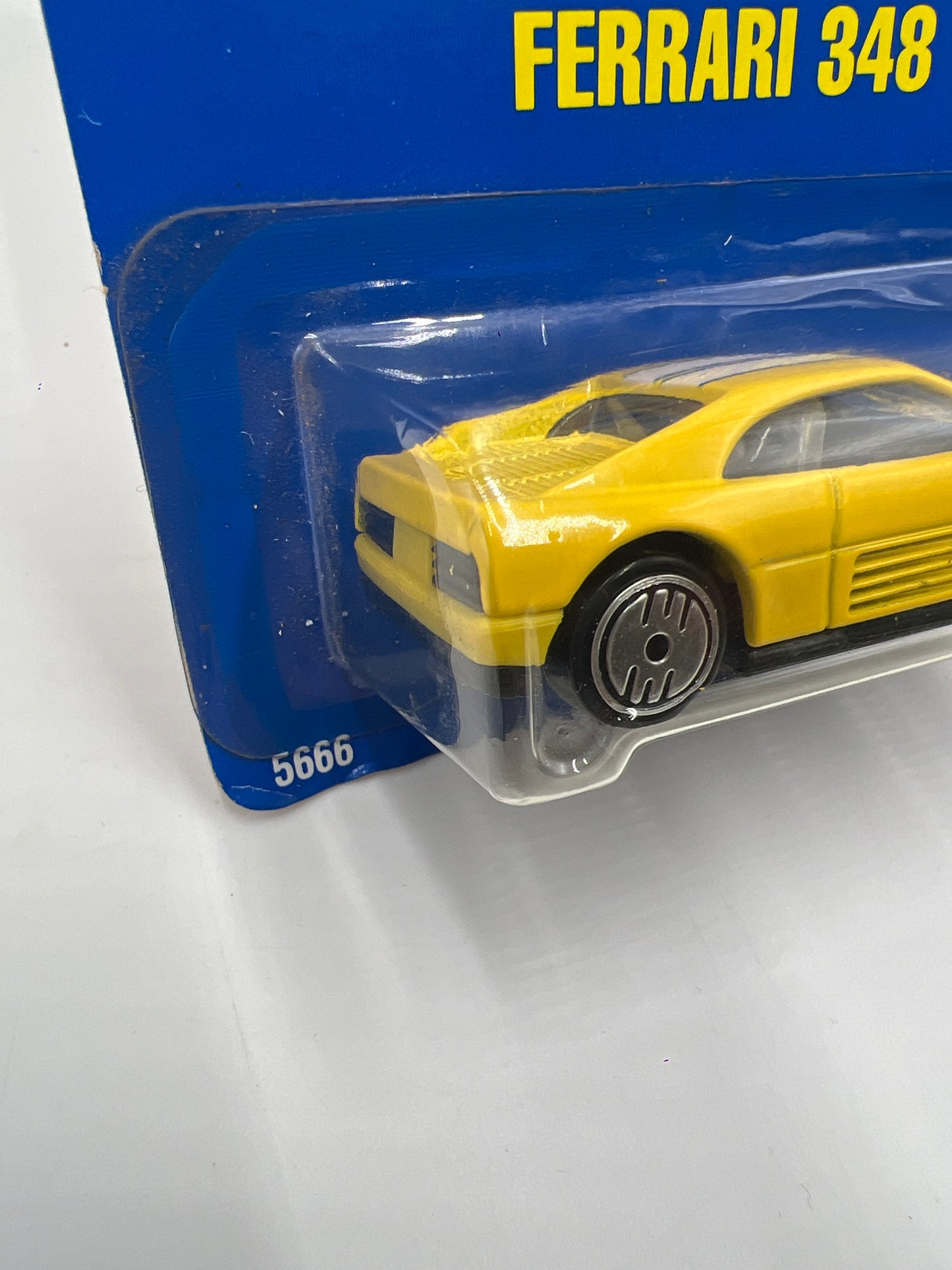 1991 Hot Wheels #118 Ferrari 348 Yellow