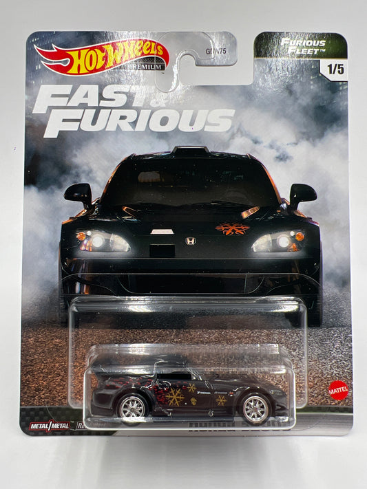 Hot Wheels Premium Fast & Furious Furious Fleet #1 Honda S2000 Black W/Protector 2