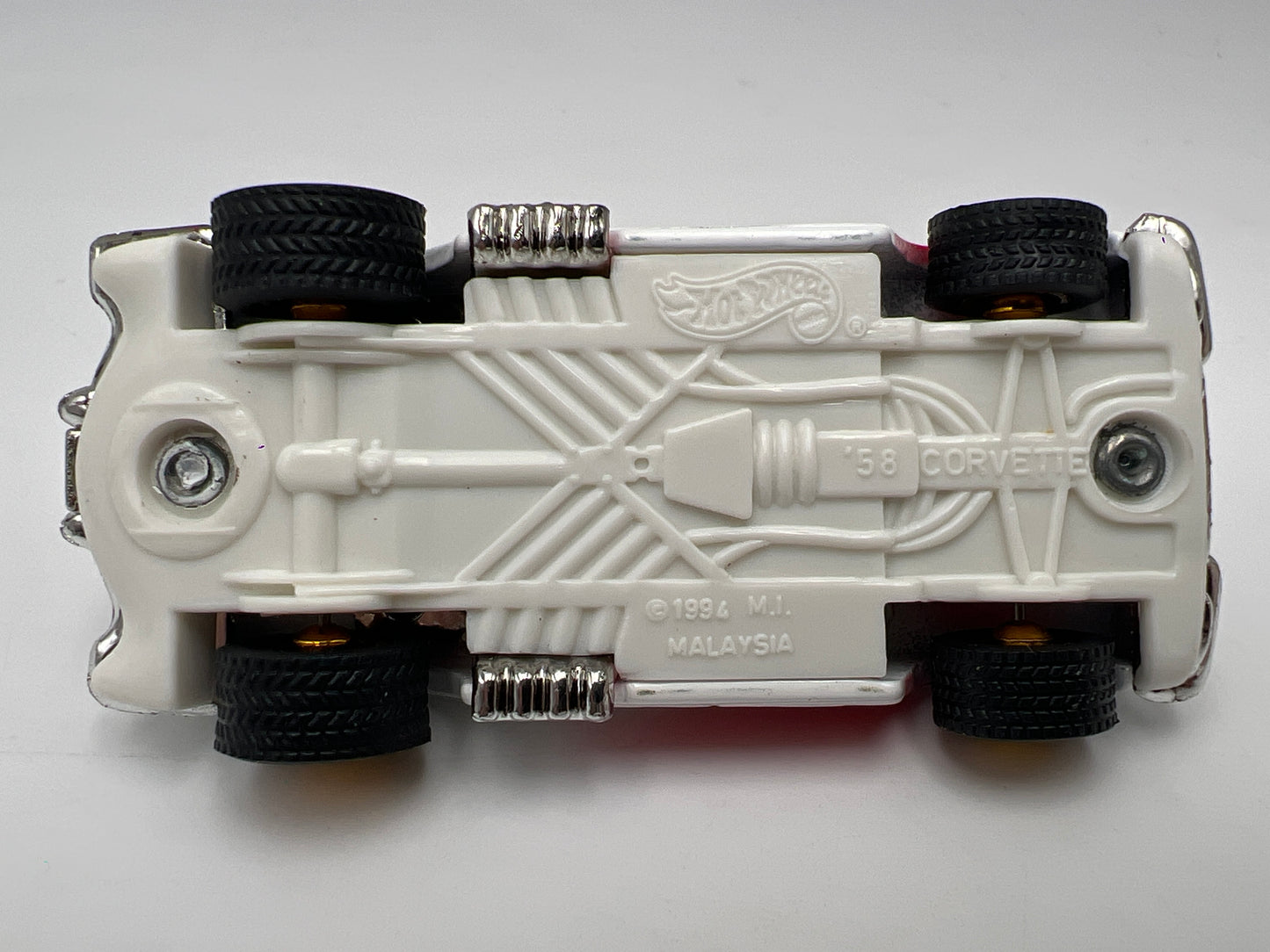 Hot Wheels FAO Schwarz History Of Hot Wheels II Set 58 Corvette White Loose