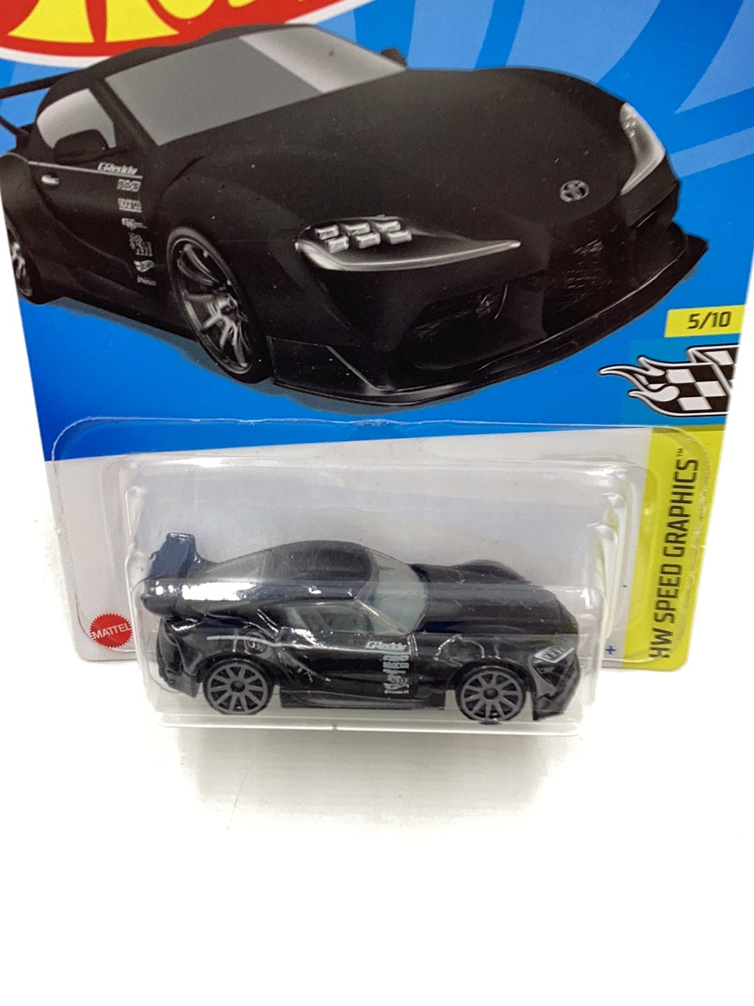 Hot Wheels #160 20 Toyota GR Supra black GameStop exclusive with protector