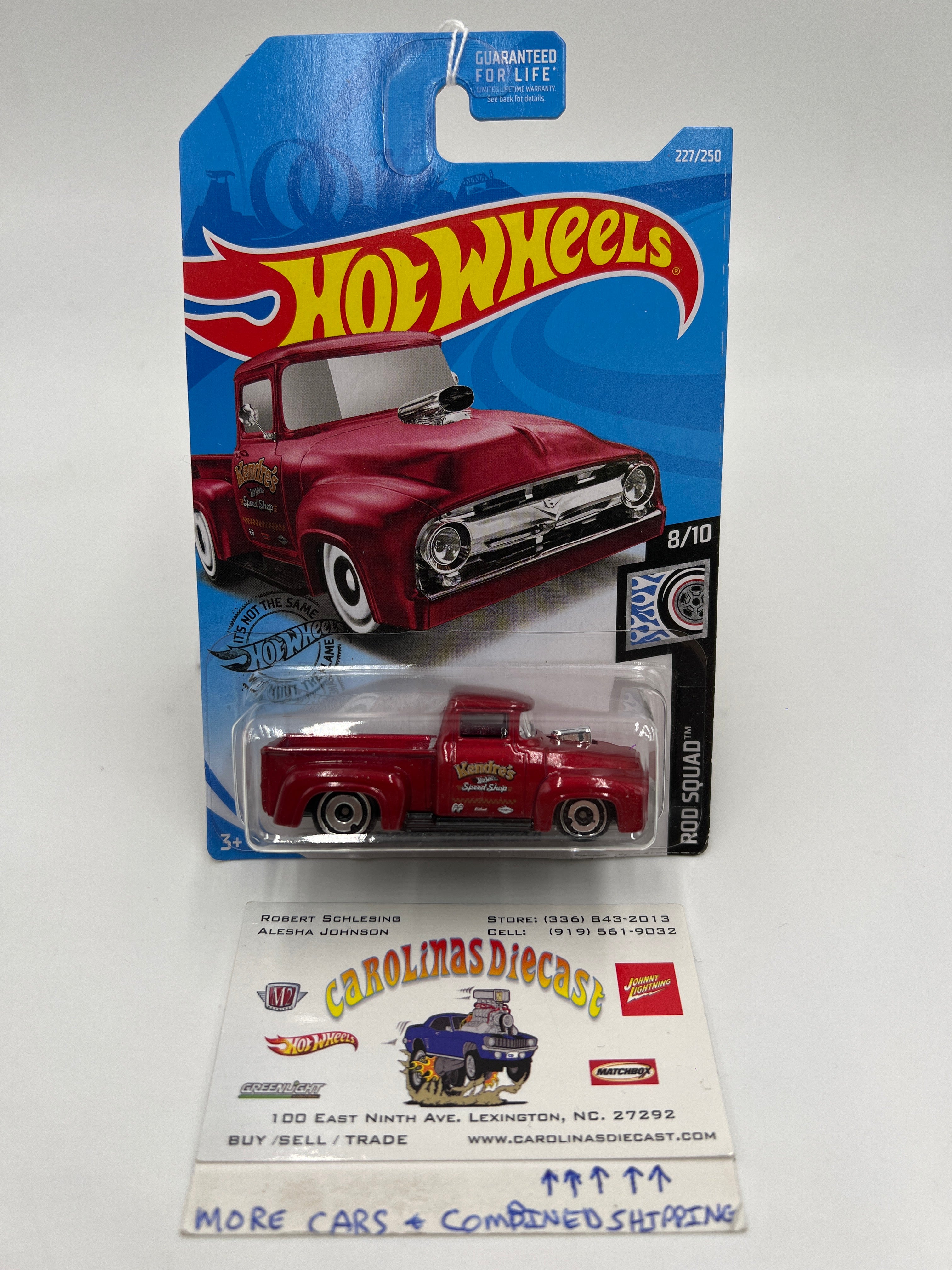 2019 Hot Wheels Kroger Exclusive Rod Squad #227 Custom 56 Ford