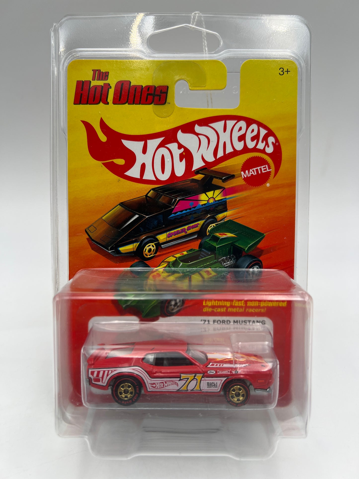 Hot Wheels Target Exclusive The Hot Ones CHASE 71 Ford Mustang Red W/Protector