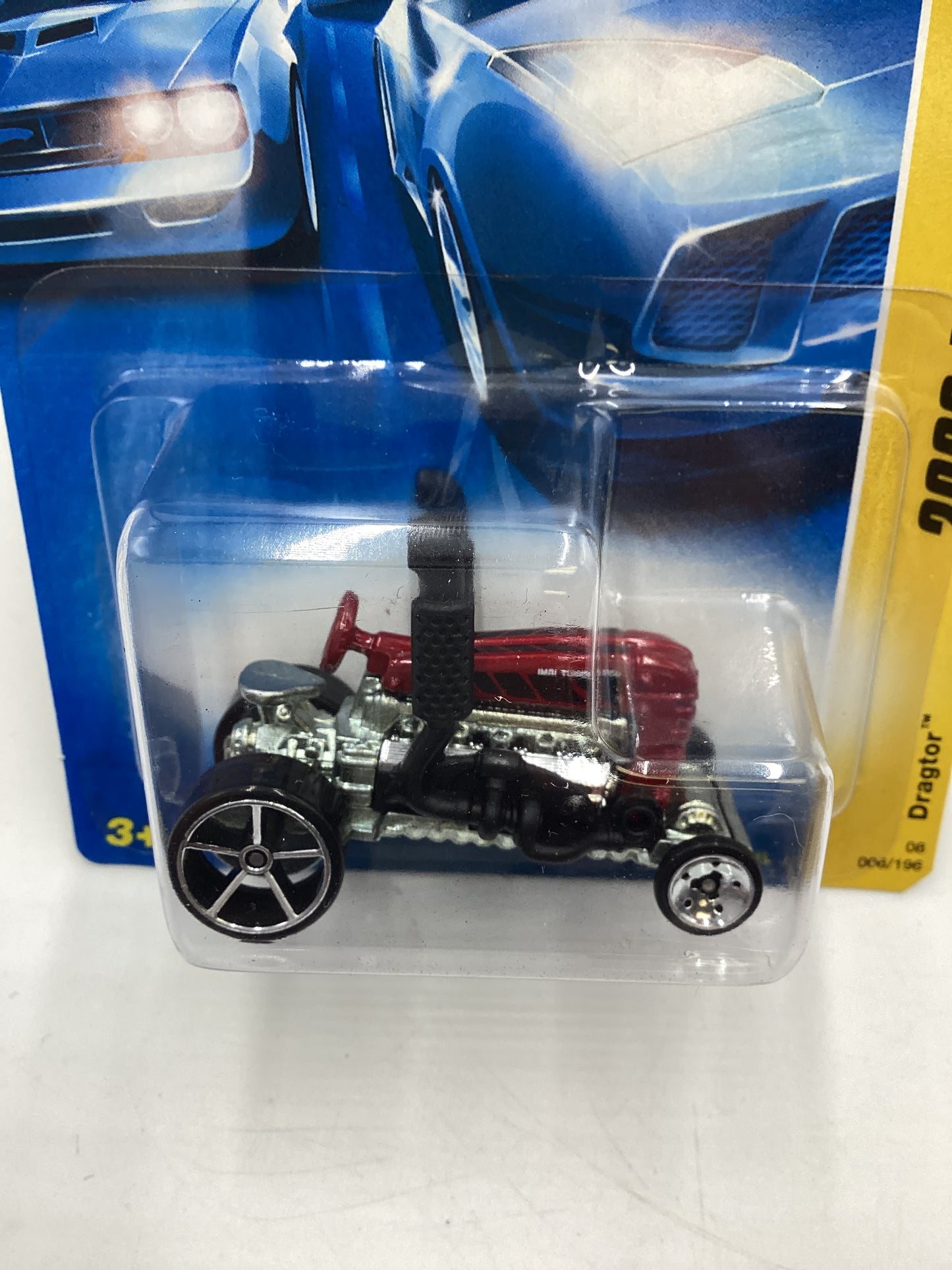 2008 Hot Wheels New Models #6 Dragtor Red BB3