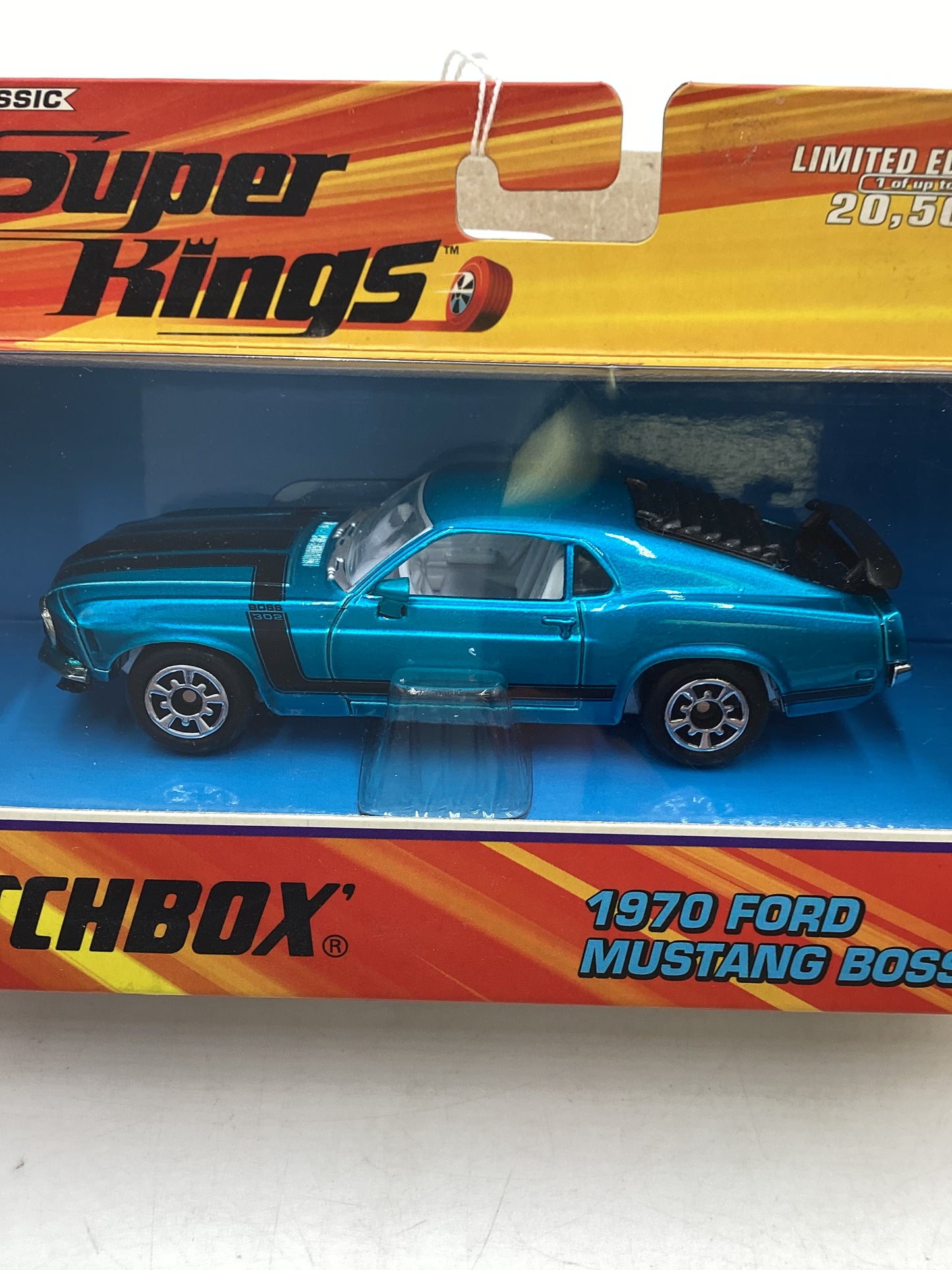 Matchbox 2005 Classic Super Kings K-205 1970 Ford Mustang Boss 302 Blue