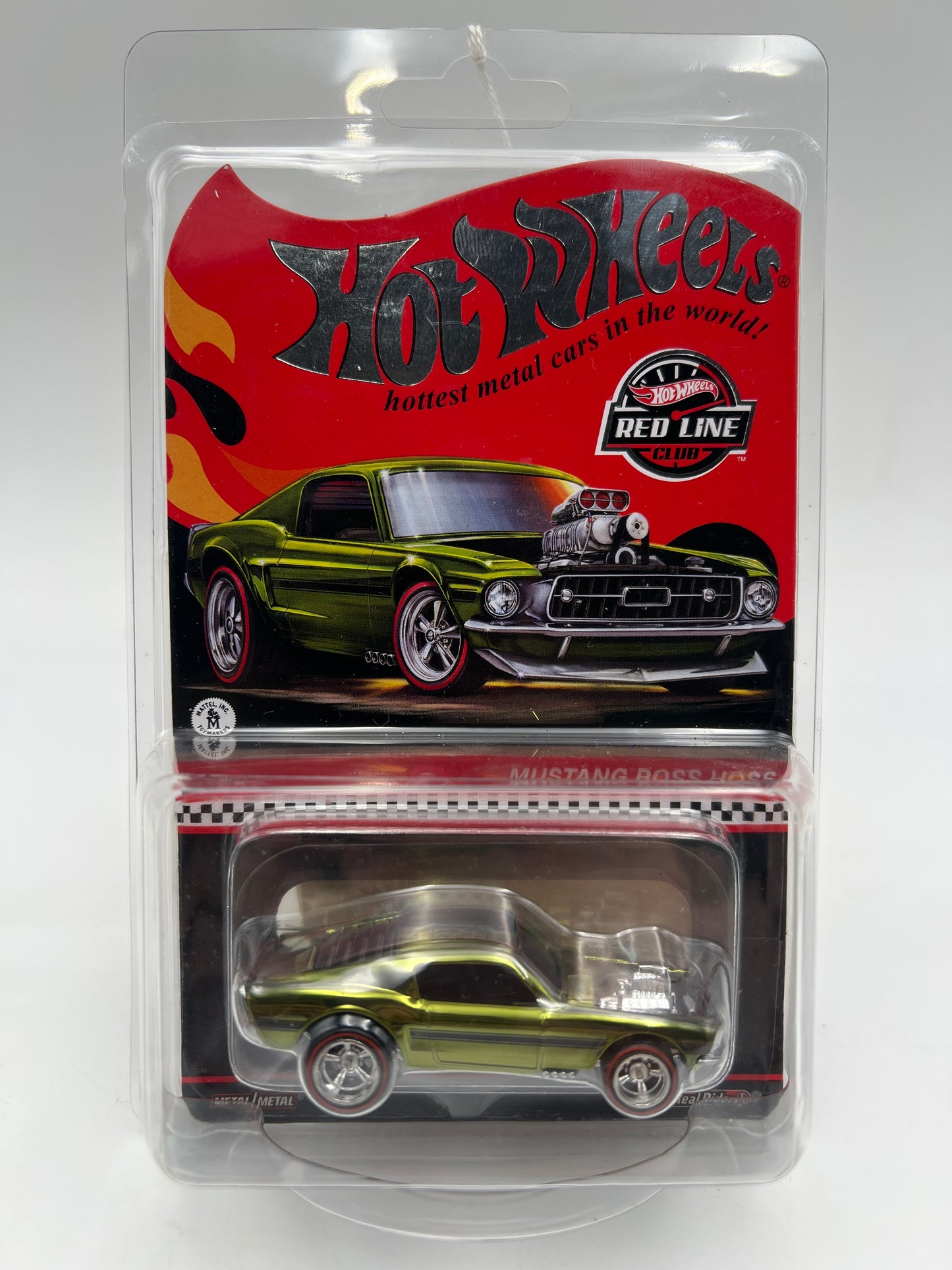 2022 Hot Wheels RLC Mustang Boss Hoss Green W/Protector