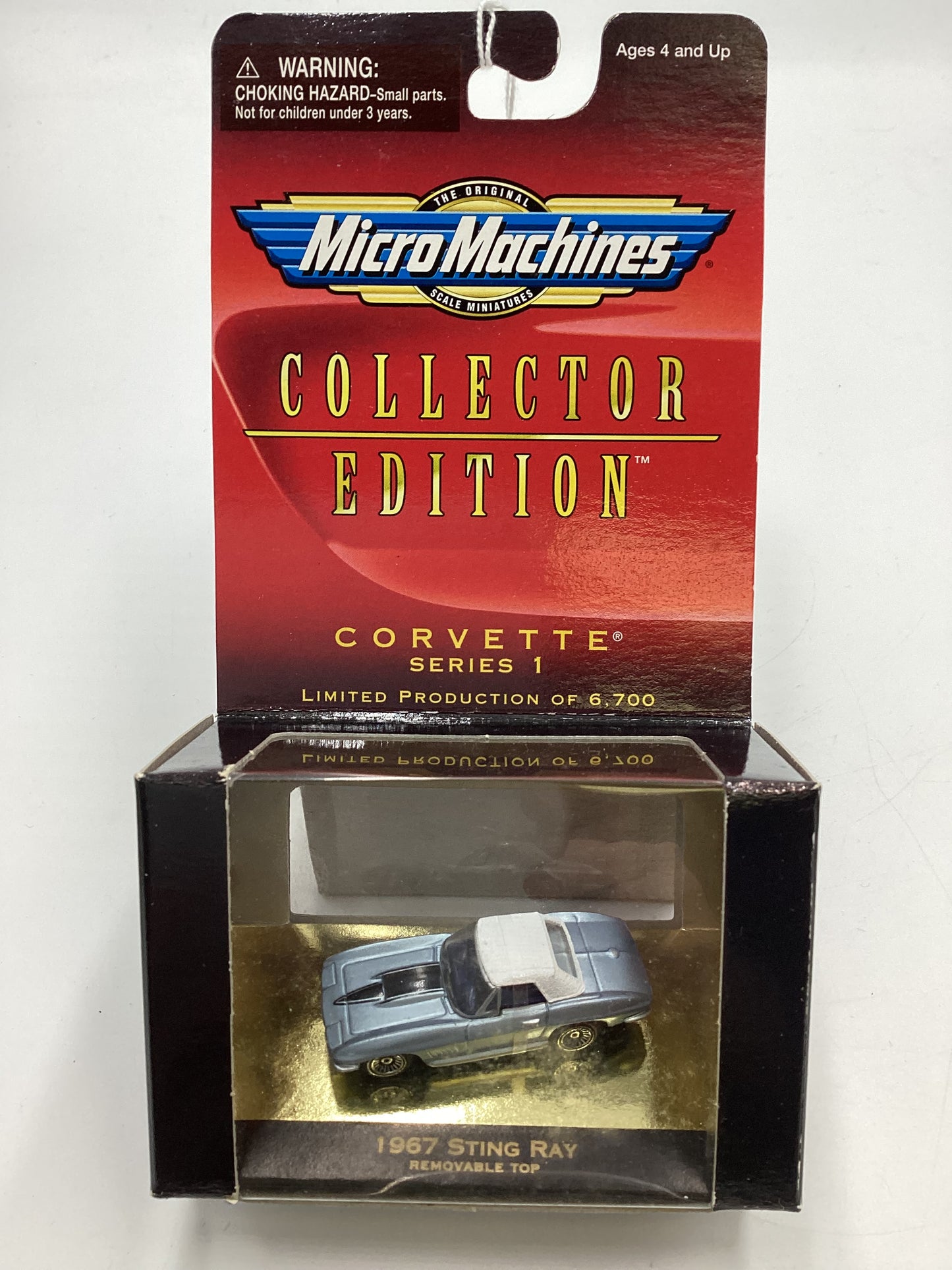 Micro Machines Collectors Edition Corvette Series 1 1967 Sting Ray Light Blue 1/6700 SR CE 6R
