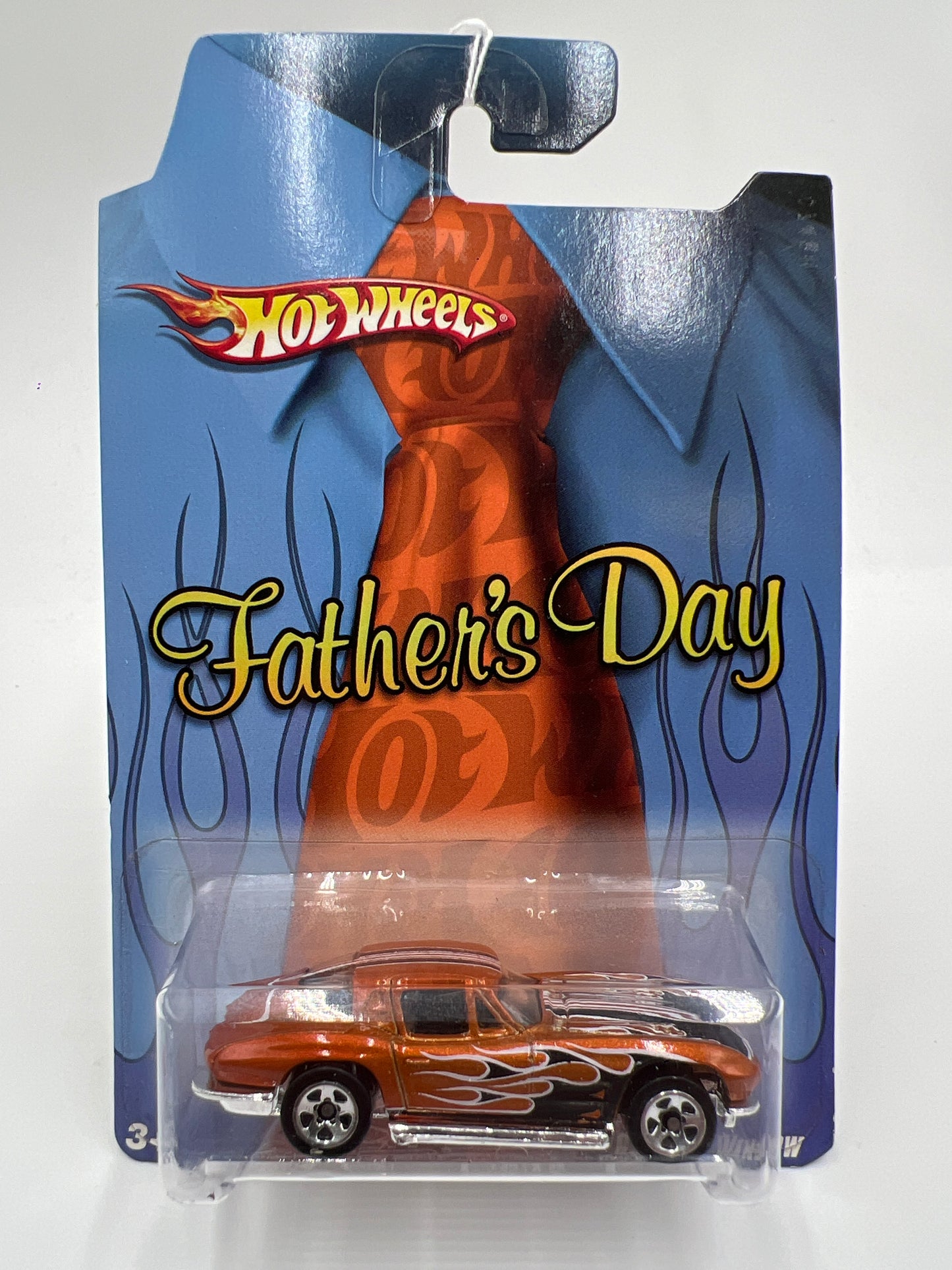 2008 Hot Wheels Fathers Day 63 Split Window Corvette Orange 160B