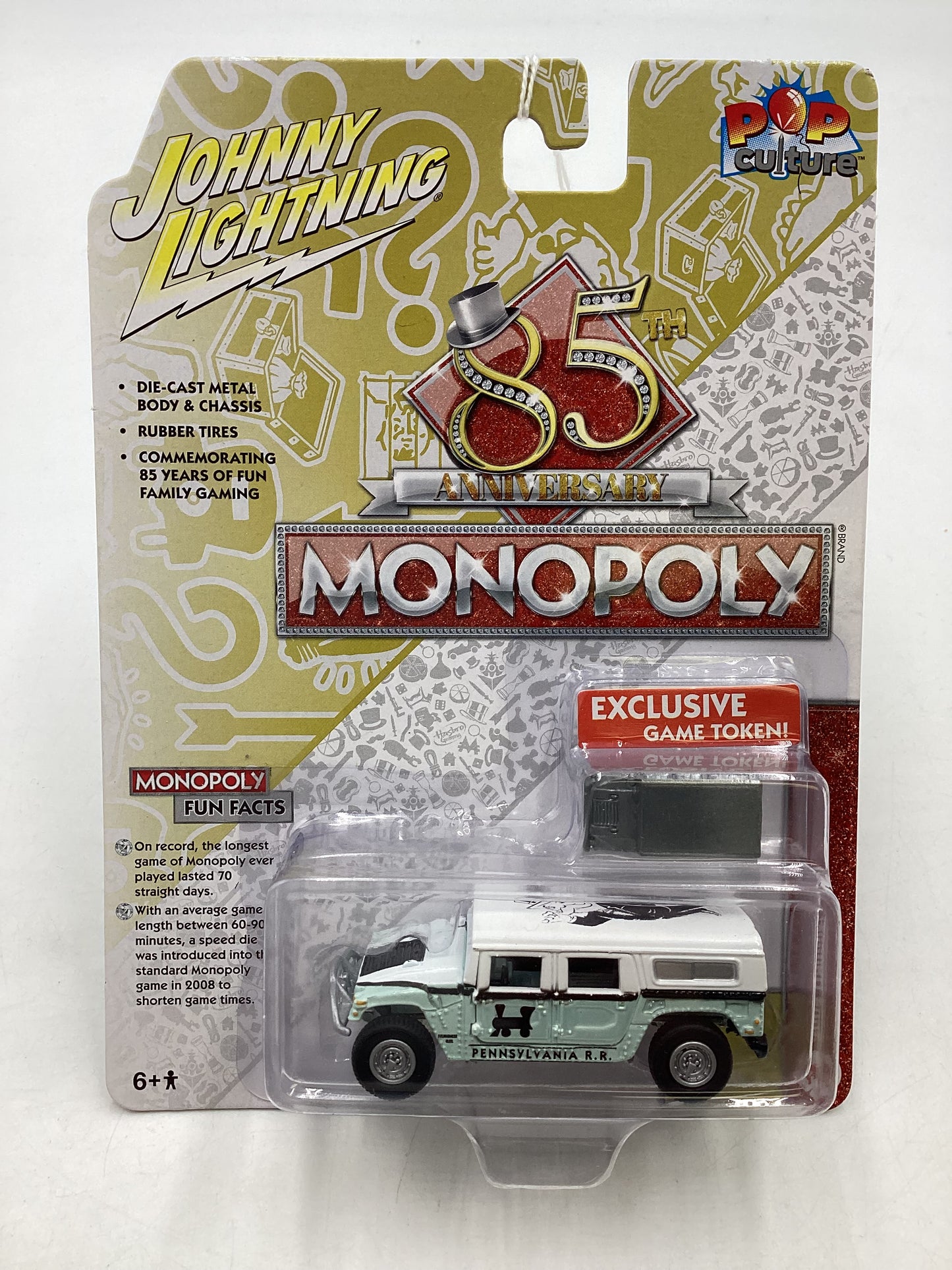 Johnny Lightning Monopoly 85th Anniversary 2004 Hummer H1 228E