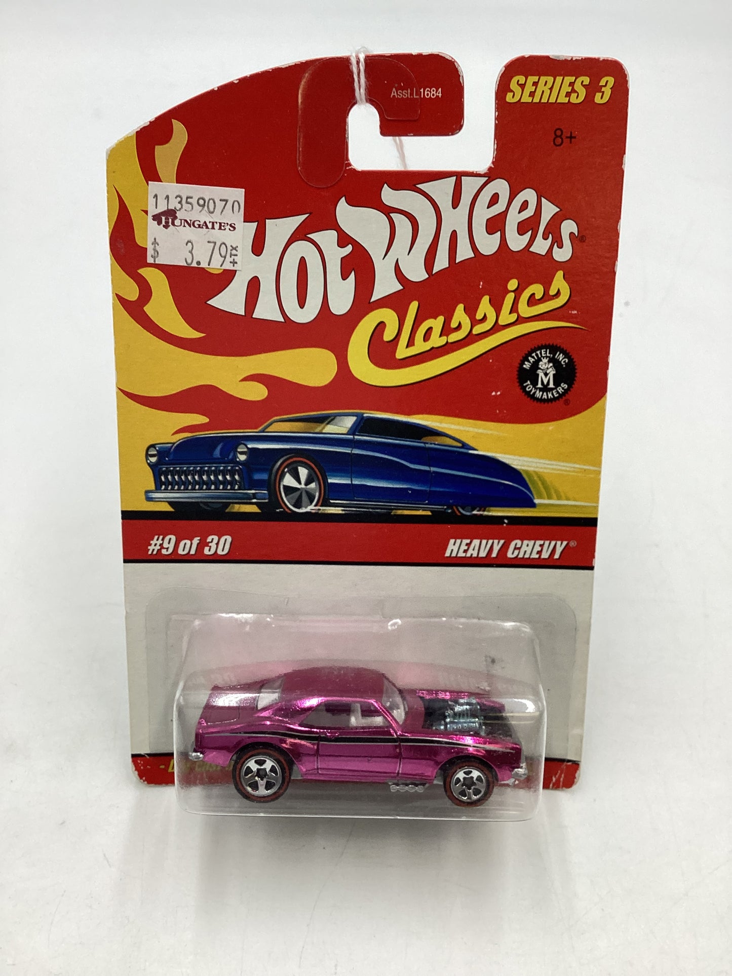 Hot Wheels Classics Series 3 #9 Heavy Chevy Pink SR