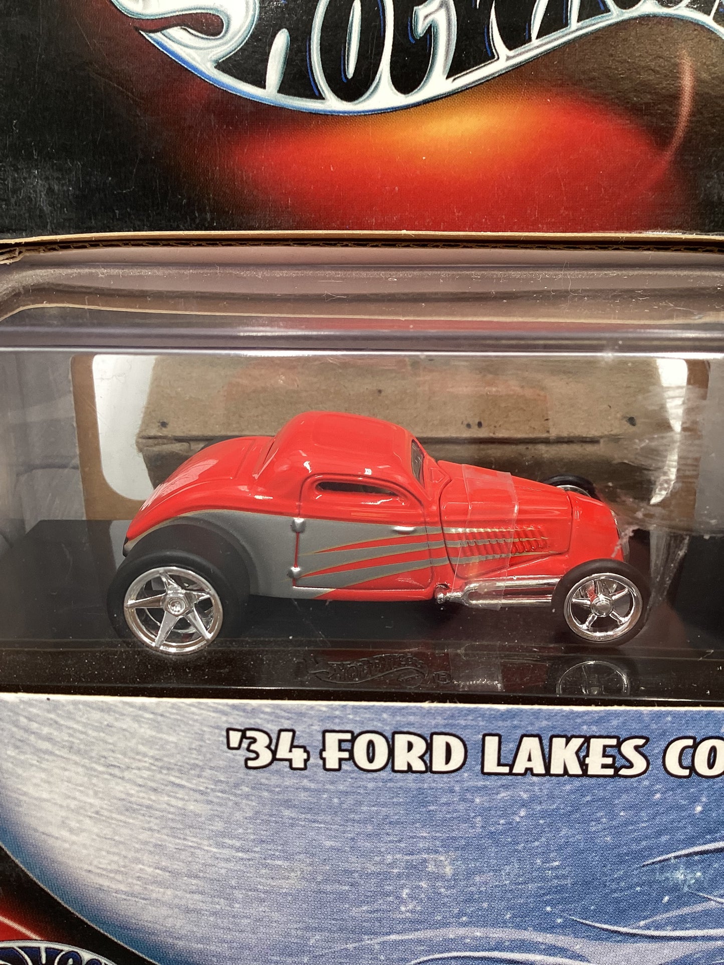 Hot Wheels Premium 100% Black Box 34 Ford Lakes Coupe Red Vein On Right