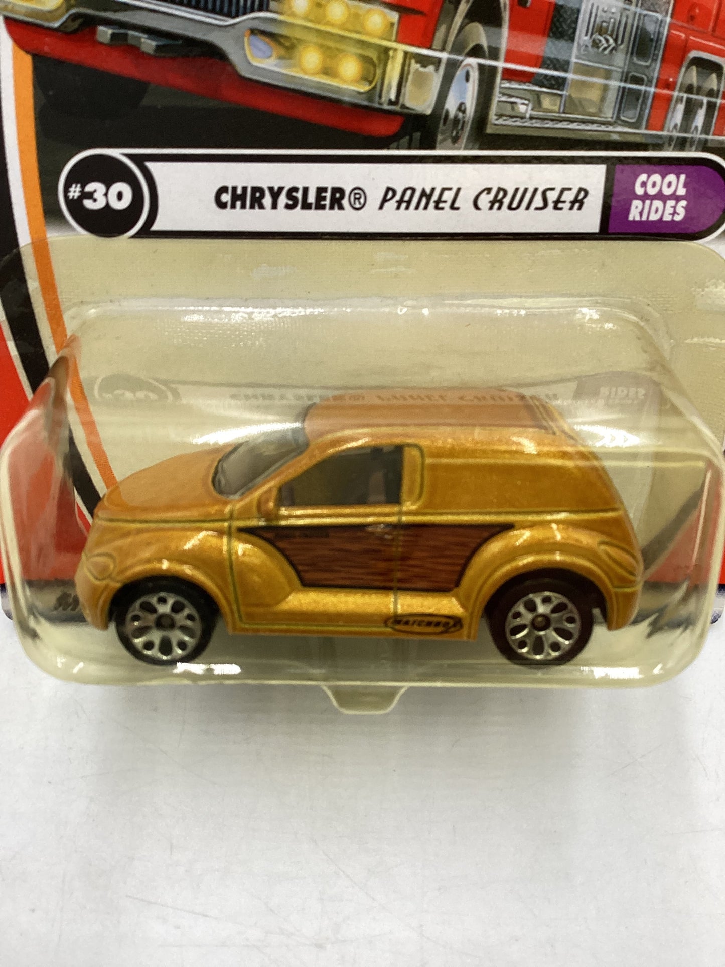 Matchbox #30 MBX Cool Rides Chrysler Panel Cruiser Gold 208F