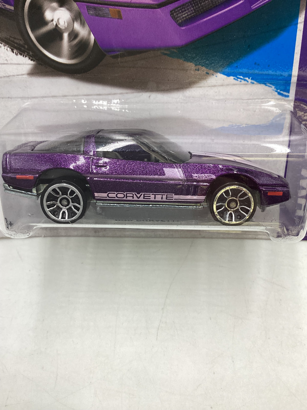 2013 Hot Wheels #206 80’s Corvette Purple 2B