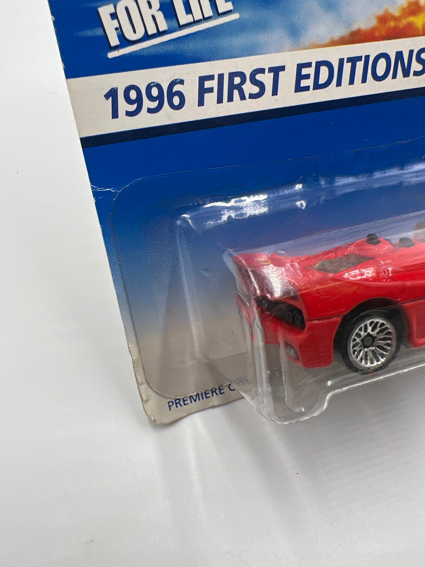 1996 Hot Wheels First Editions #377 Ferrari F50 Red (SR)