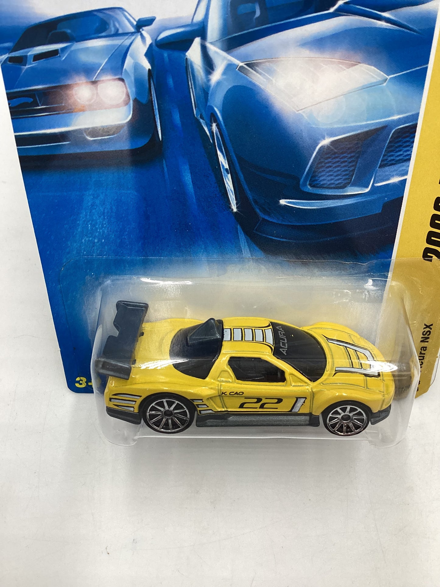 2008 Hot Wheels New Models #011 Acura NSX Yellow 107B