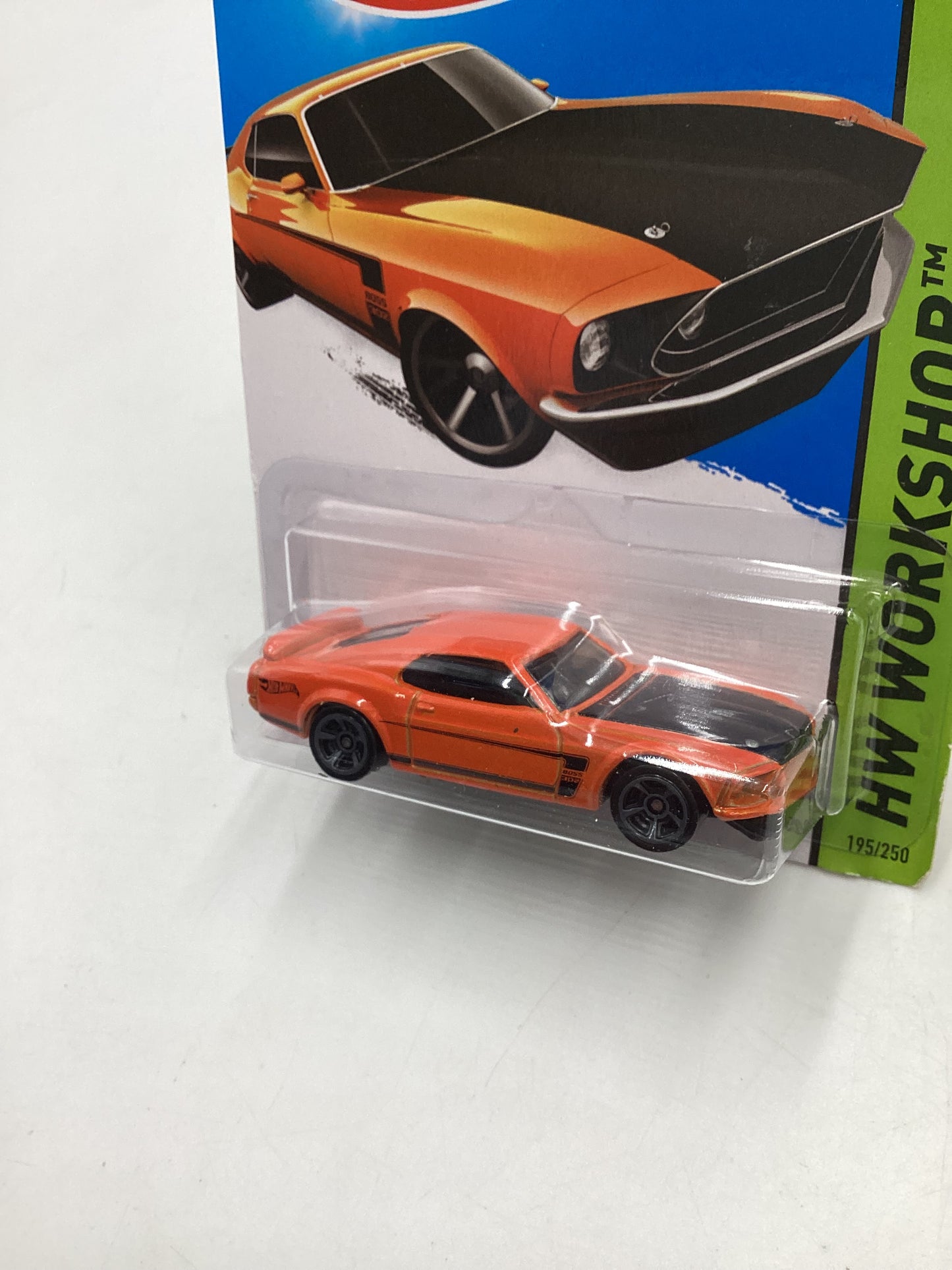 2015 Hot Wheels Workshop #195 69 Ford Mustang Boss 302 24H