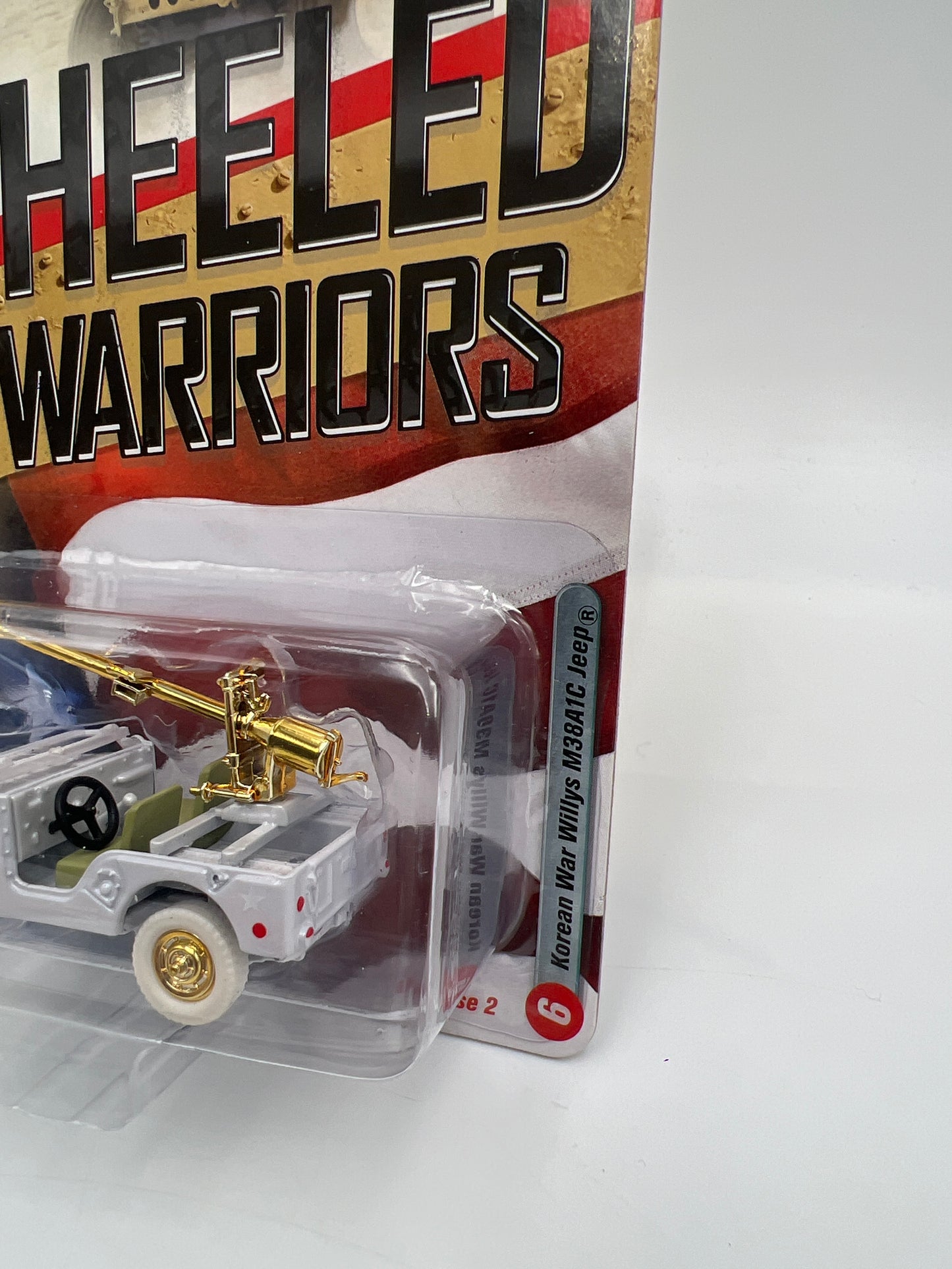 Johnny Lightning White Lightning CHASE Wheeled Warriors Korean War Willys M38A1C Jeep
