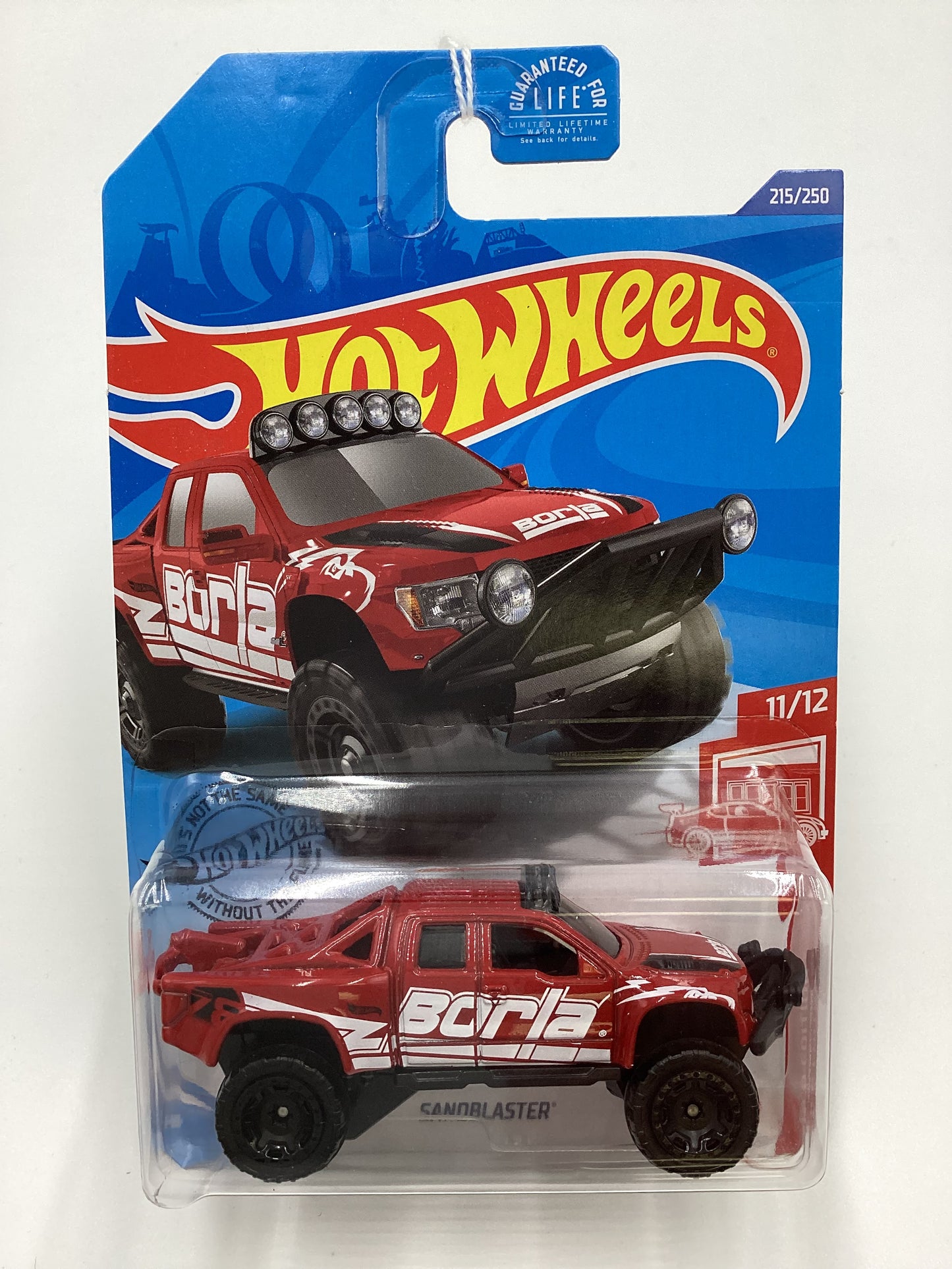 2020 Hot wheels Target Red edition #215 Sandblaster Red (Cracked Blister)