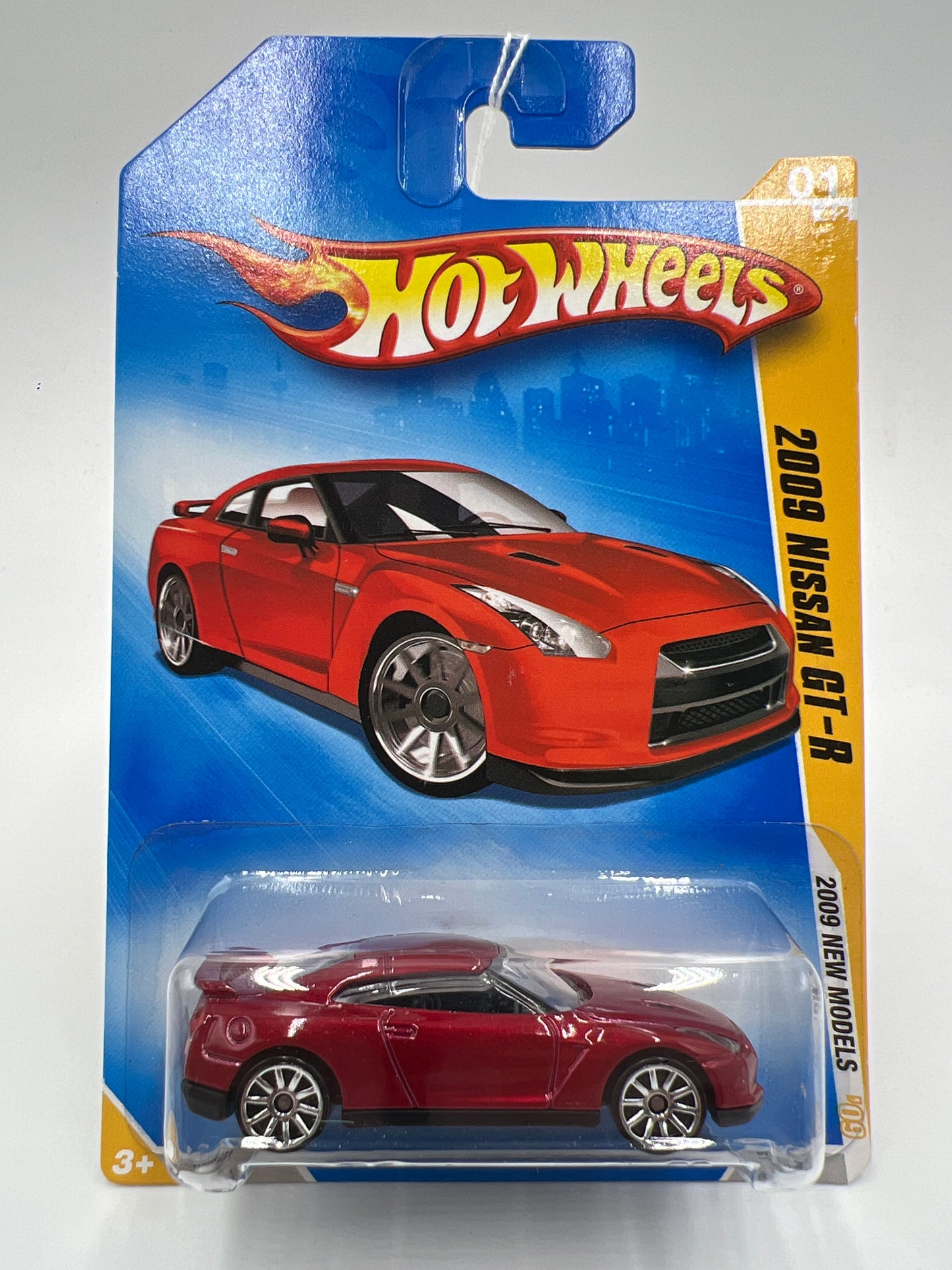2009 Hot Wheels New Models #1 2009 Nissan GT-R Red