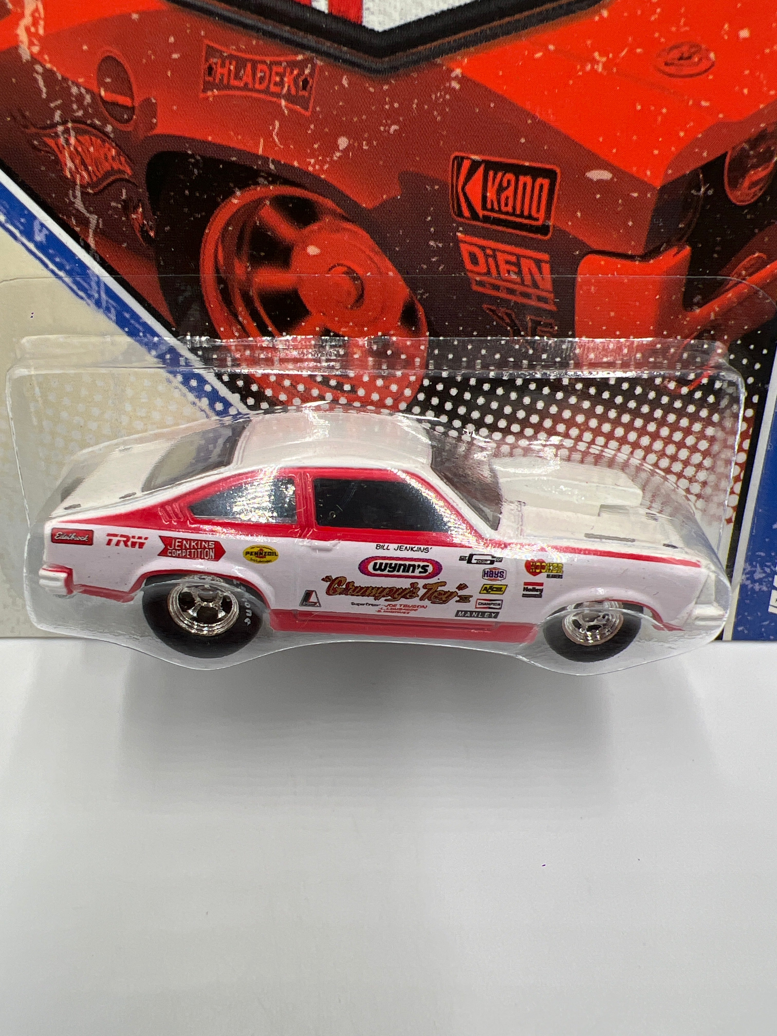VEGA-28 電動模型キット 赤・白　ベガ Hot Wheels Premium Vintage Racing #12 74 Chevy Vega Pro Stock