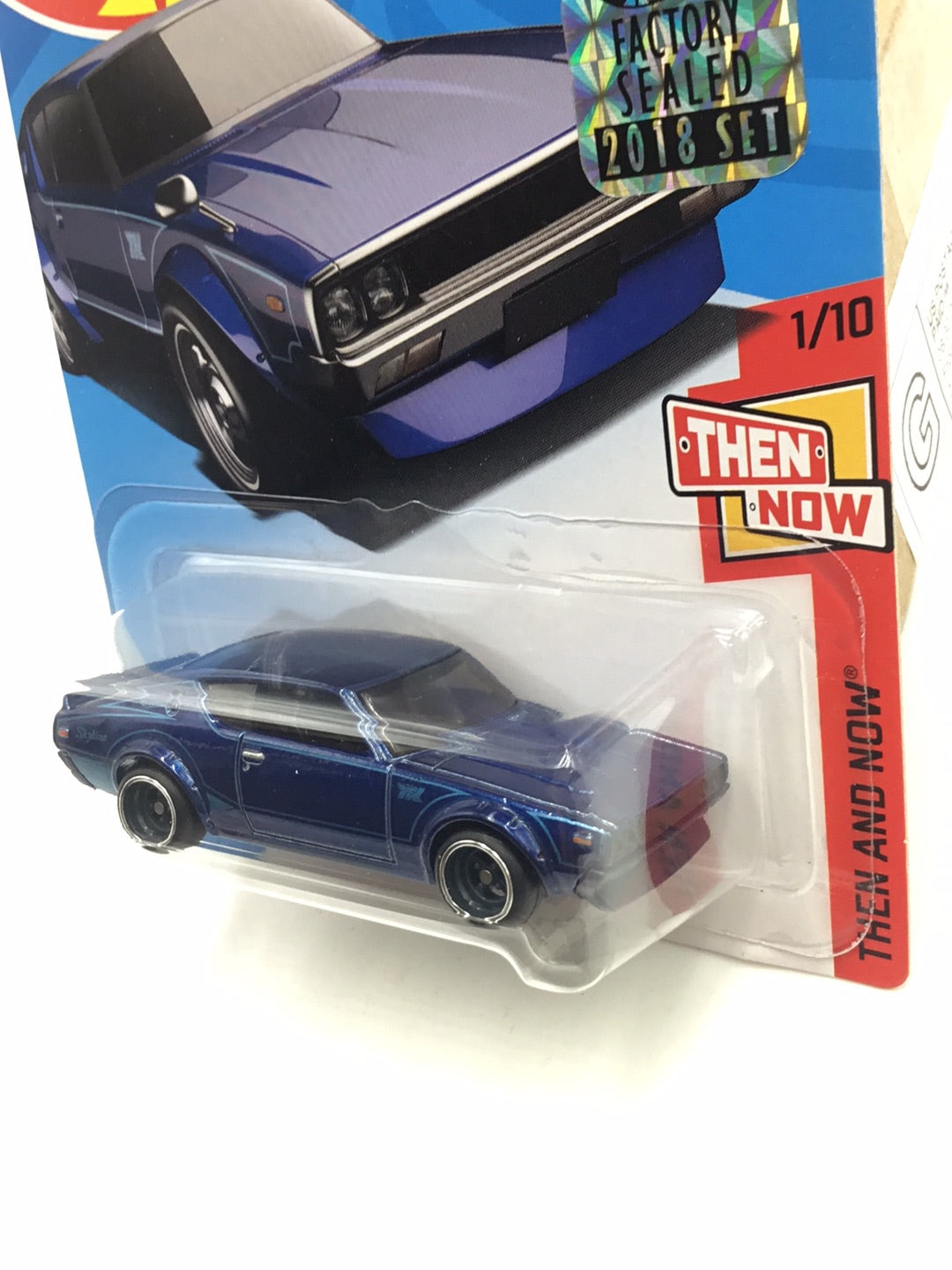 2018 hot wheels super treasure hunt Nissan Skyline 2000 GT-R Factory Sealed Sticker W/Protector