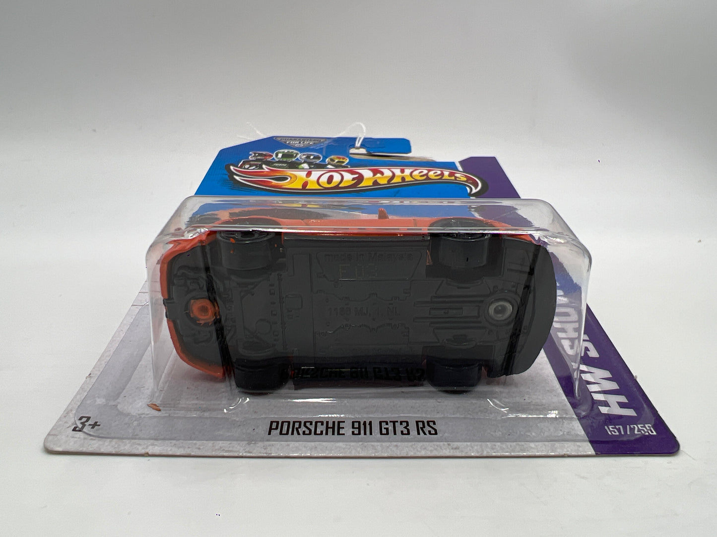 2013 Hot Wheels Showroom #157 Porsche 911 GT3 RS Orange 101B