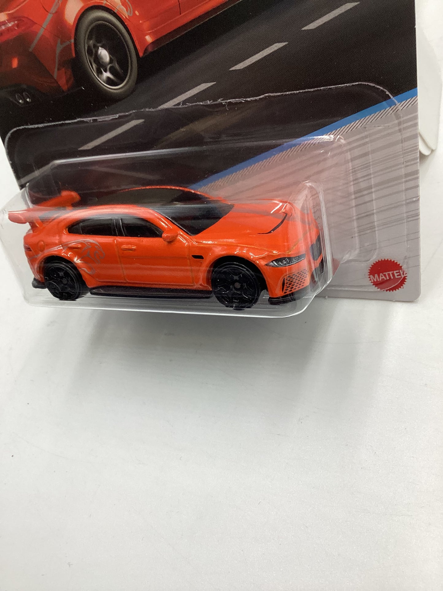 Hot Wheels Walmart Exclusive Luxury Sedans #4 Jaguar XE SV Project 8 Orange