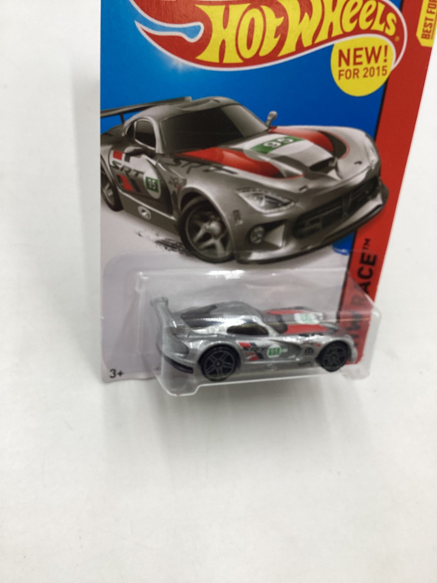 2015 Hot Wheels HW Race #150 SRT Viper GTS-R Silver 60E