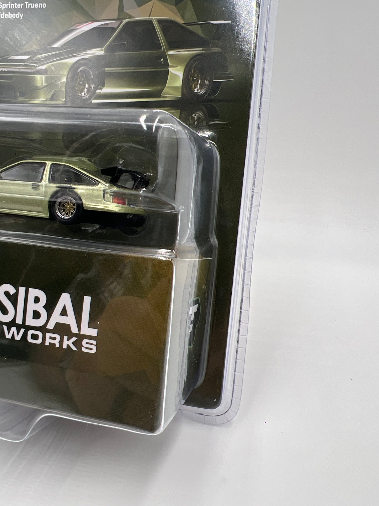 Tarmac Works Mijo Exclusives Toyota Sprinter Trueno AE86 Widebody Jonsibal Green