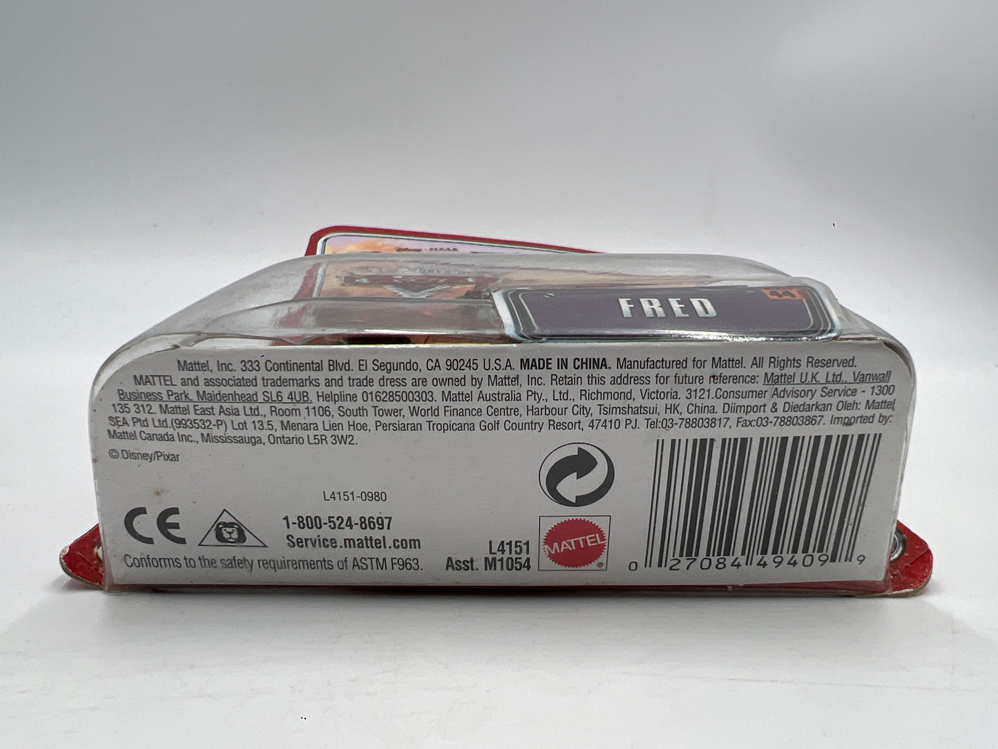 Disney Pixar The World Of Cars #44 Fred 137F