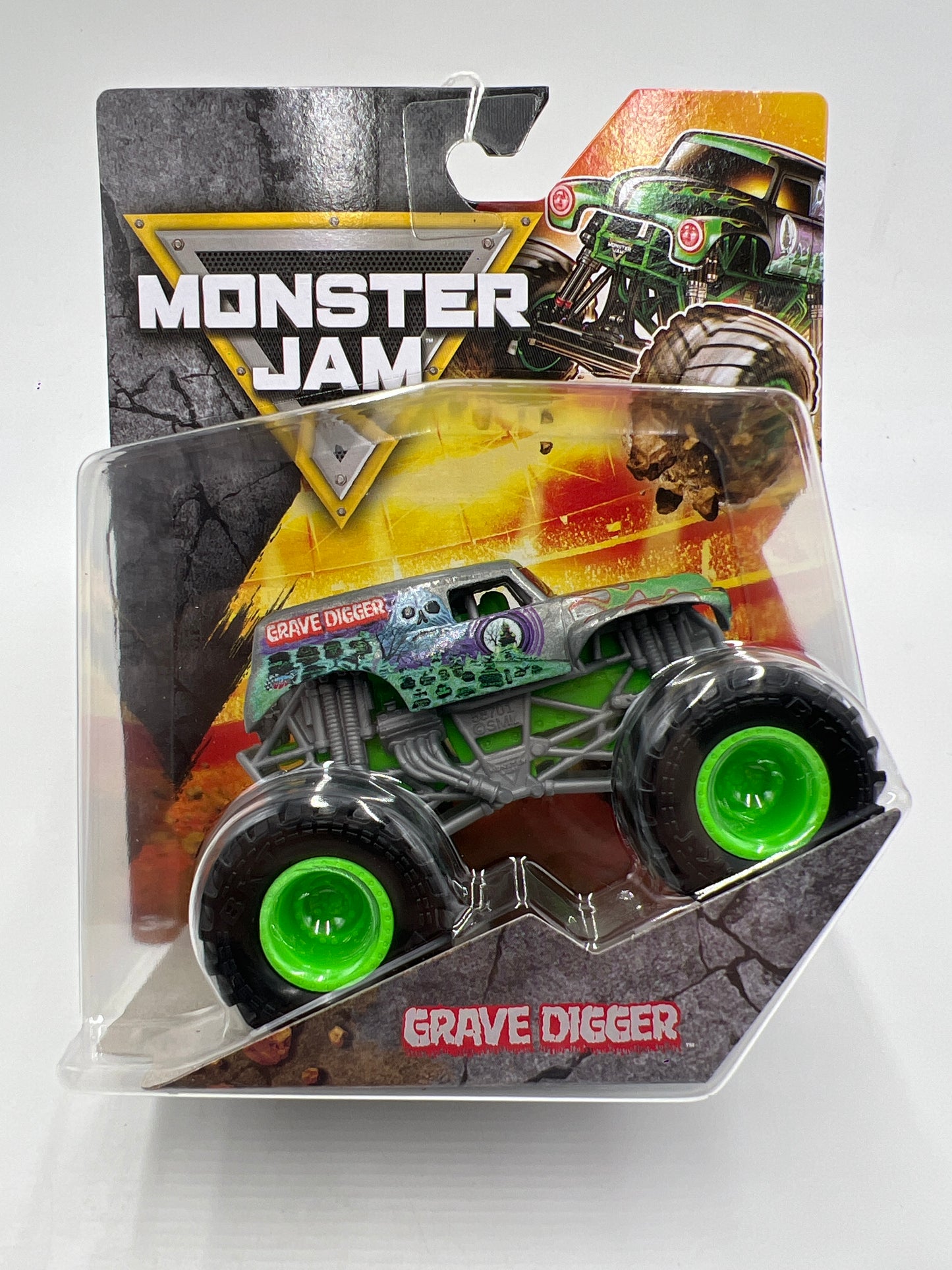 Monster Jam Series 1 Grave Digger Gray W/Green Wheels