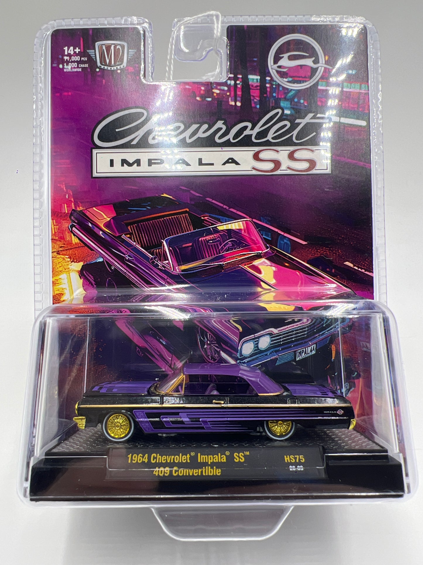 M2 Machines Hobby Exclusive HS75 CHASE 1964 Chevrolet Impala SS 409 Convertible