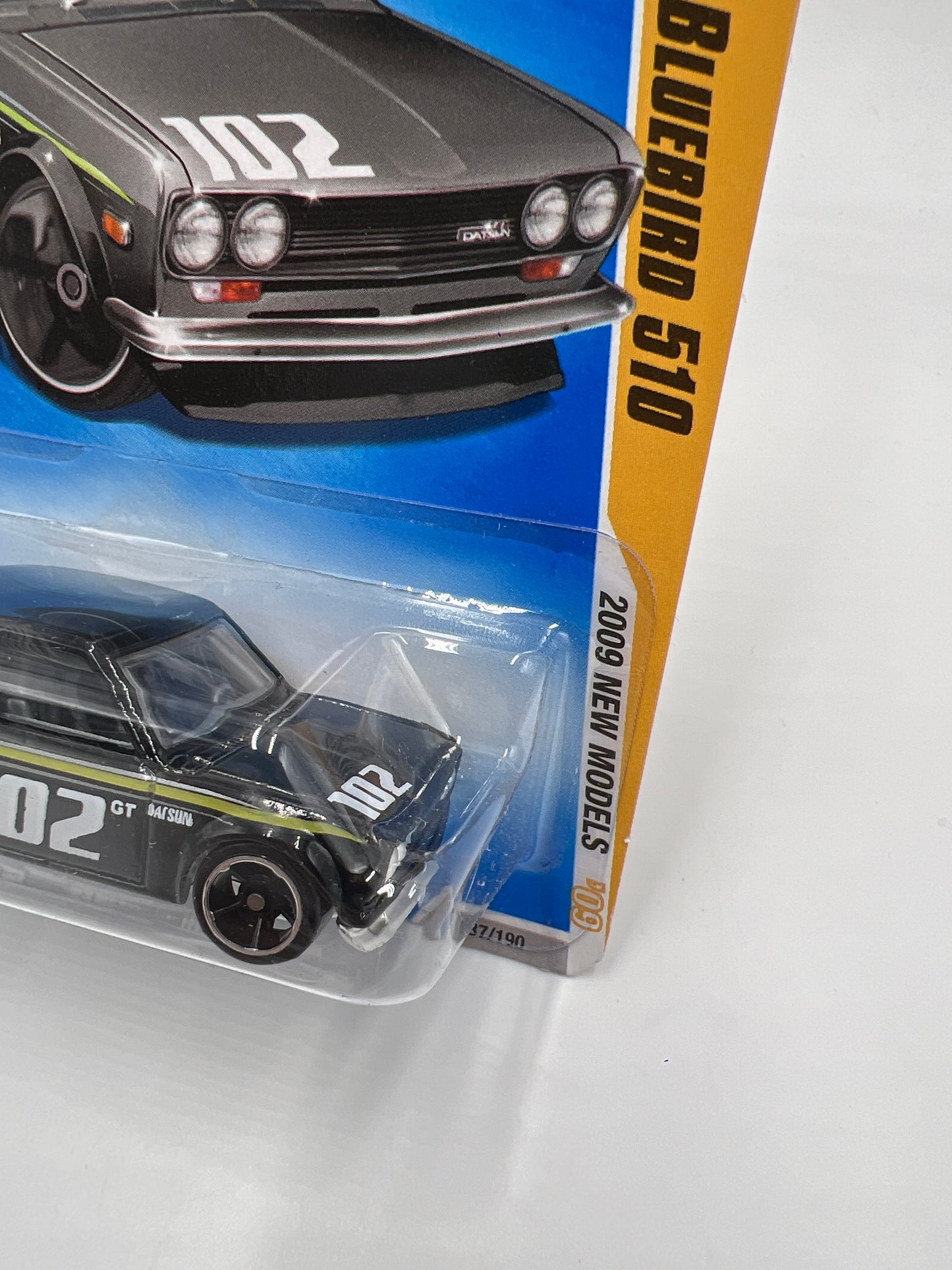 2009 Hot Wheels New Models #37 Datsun Bluebird 510 Black SR