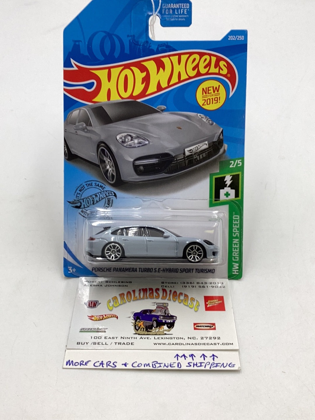 2019 Hot wheels #202 Porsche Panamera Turbo SE hybrid sport turismo 100G