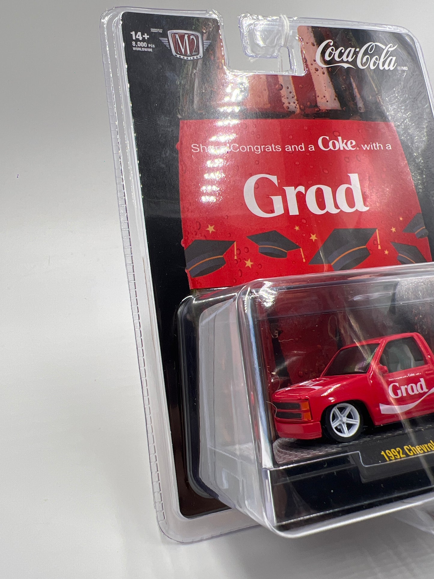 M2 Machines Coca Cola Grad 1992 Chevrolet C1500 SS 454 Red A58 197C