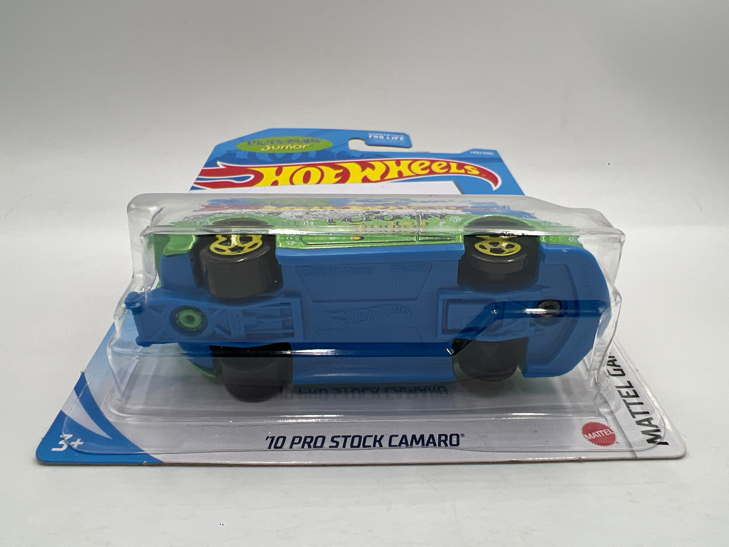 2019 Hot Wheels Kroger Exclusive #149 10 Pro Stock Camaro Green/Yellow Pictionary Sketch Card W/Protectors Cracked Blisters