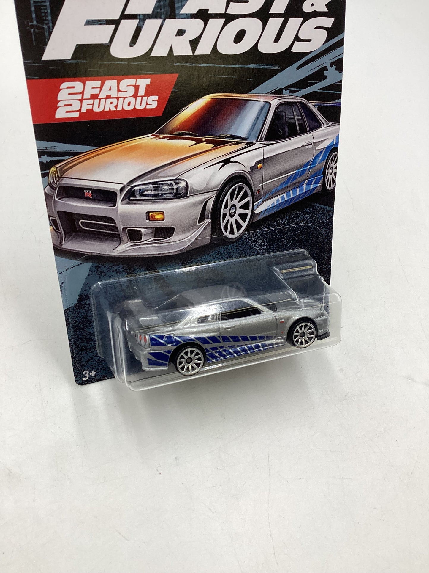 Hot wheels 2020 Fast and Furious 2 fast 2 furious Nissan skyline GT-R BNR34 with protector 73A