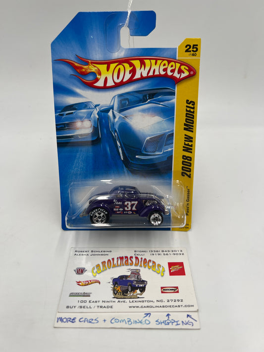 2008 Hot Wheels New Models #25 Pass N Gasser Purple