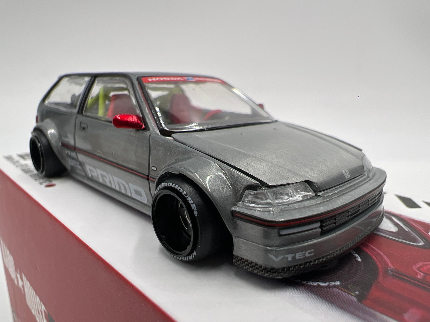 Mini GT x Kaido House #156 CHASE Honda Civic EF Kaido Works V2 Primo Raw