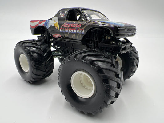 Hot Wheels 1:64 Monster Jam Small Wheel/Metal Base American Guardian Loose