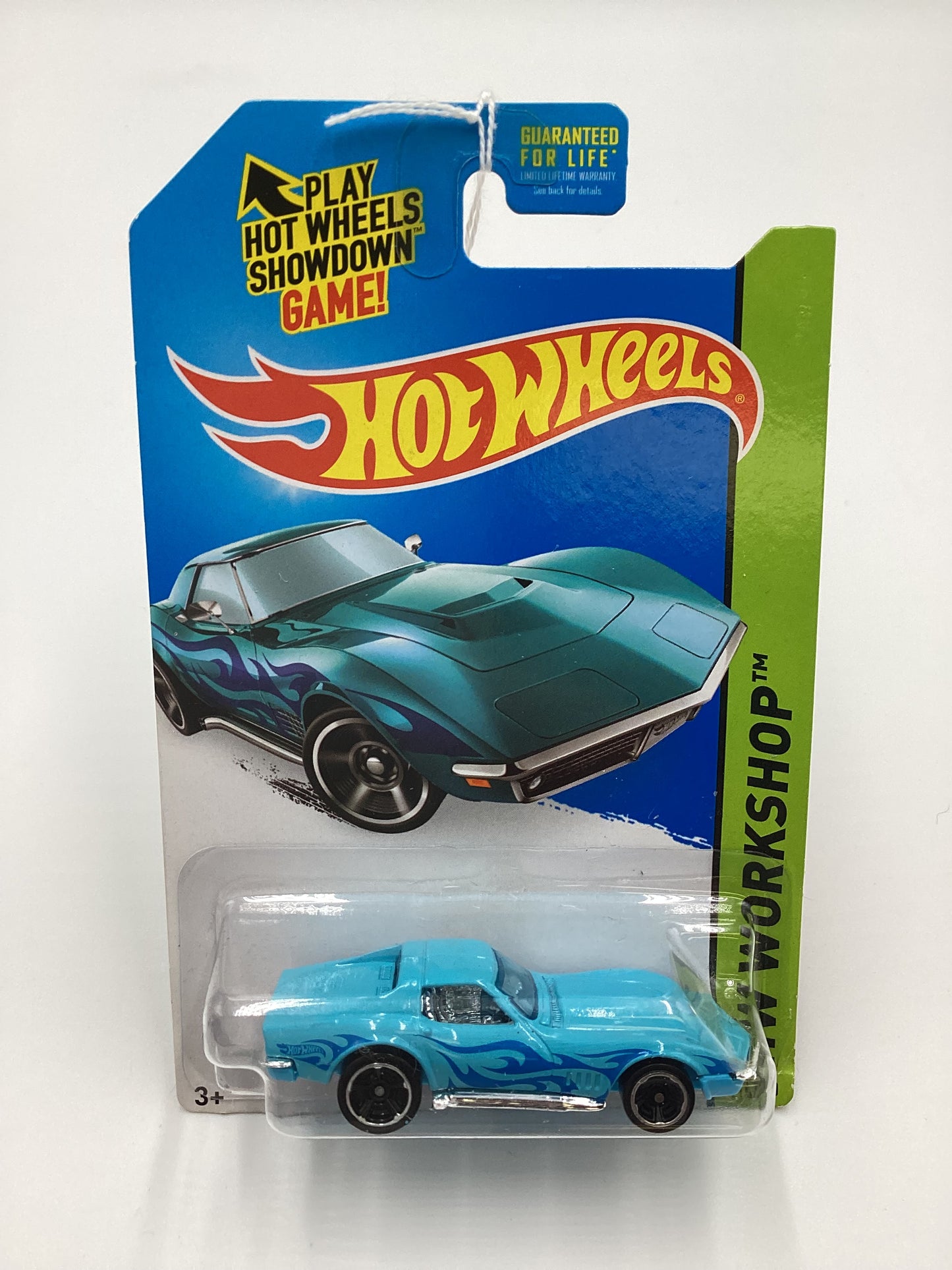 2014 Hot Wheels Kmart Exclusive #214 69 Corvette Light Blue 237F