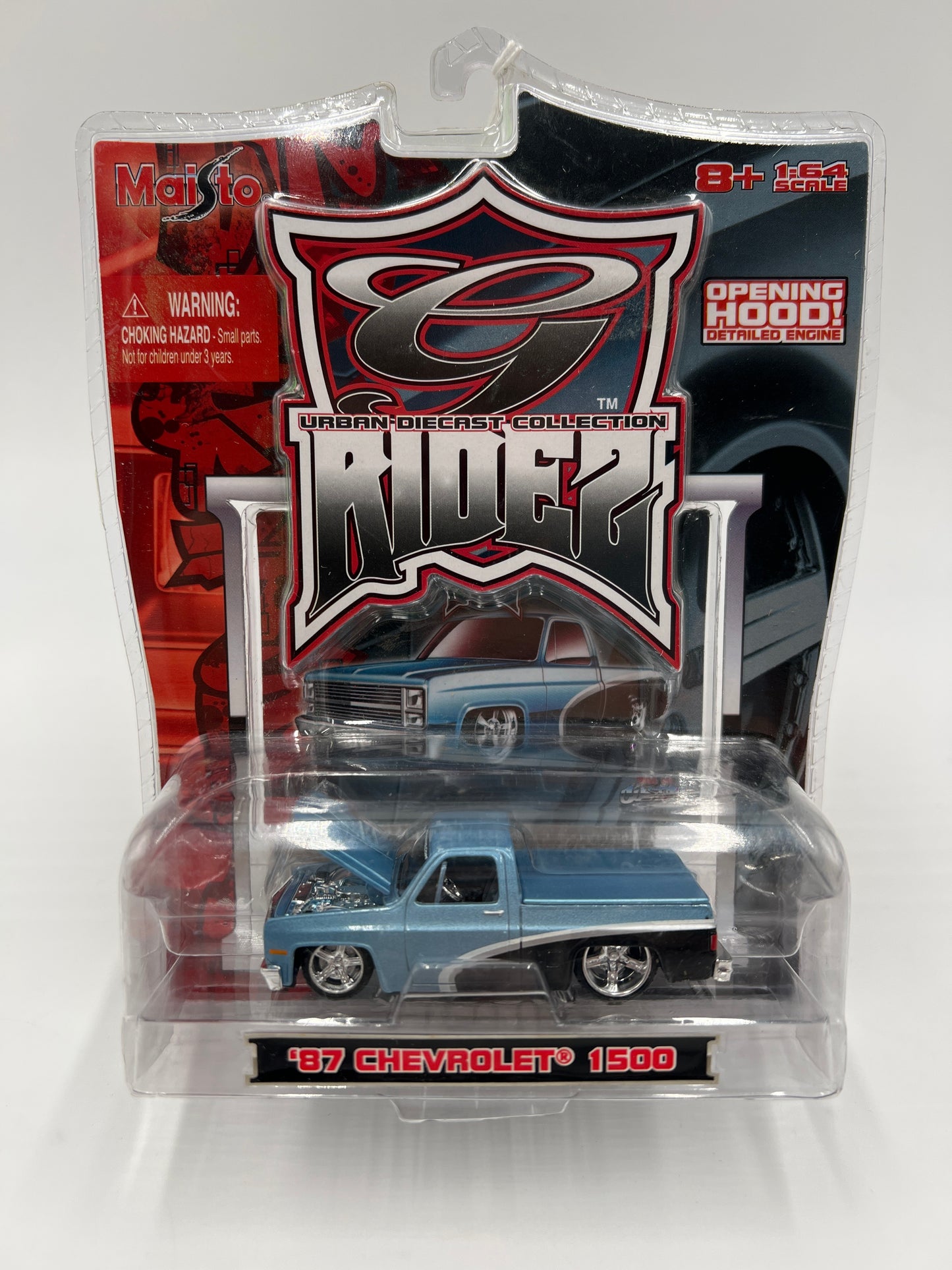2006 Maisto G Ridez 87 Chevrolet 1500 Light Blue