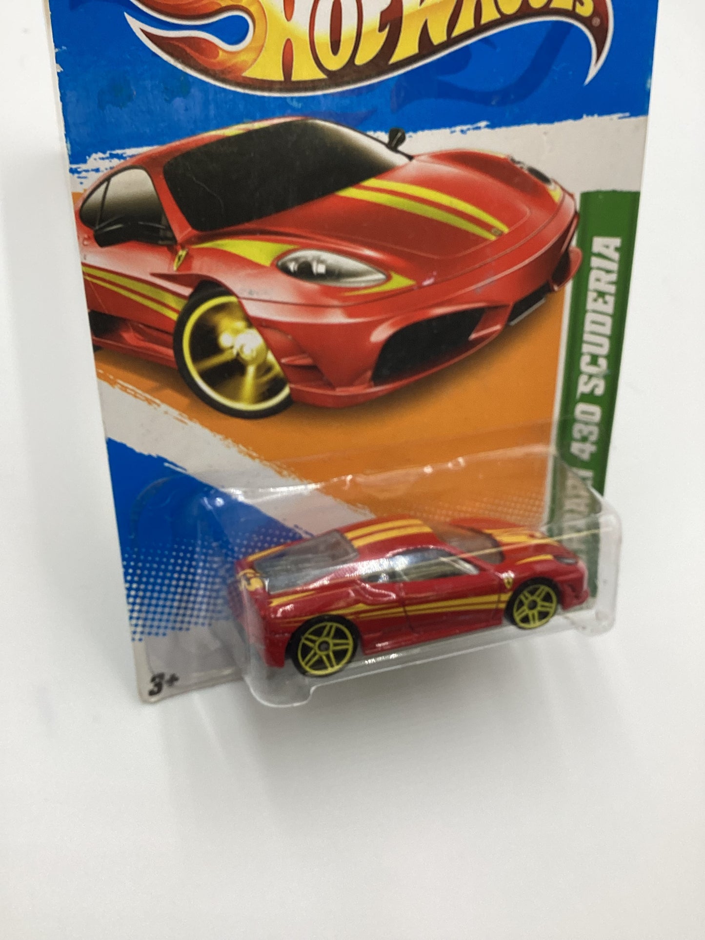 2012 Hot Wheels Treasure Hunt #59 Ferrari 430 Scuderia Red Card not Perfect 273A