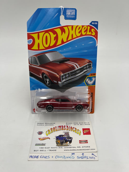 2025 Hot Wheels H Case Muscle Mania #165 69 Mercury Cyclone Red 56F