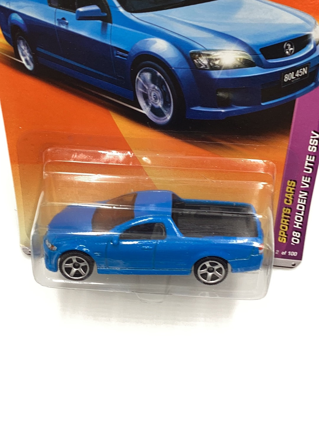 Matchbox #2 08 Holden VE UTE SSV blue 212A