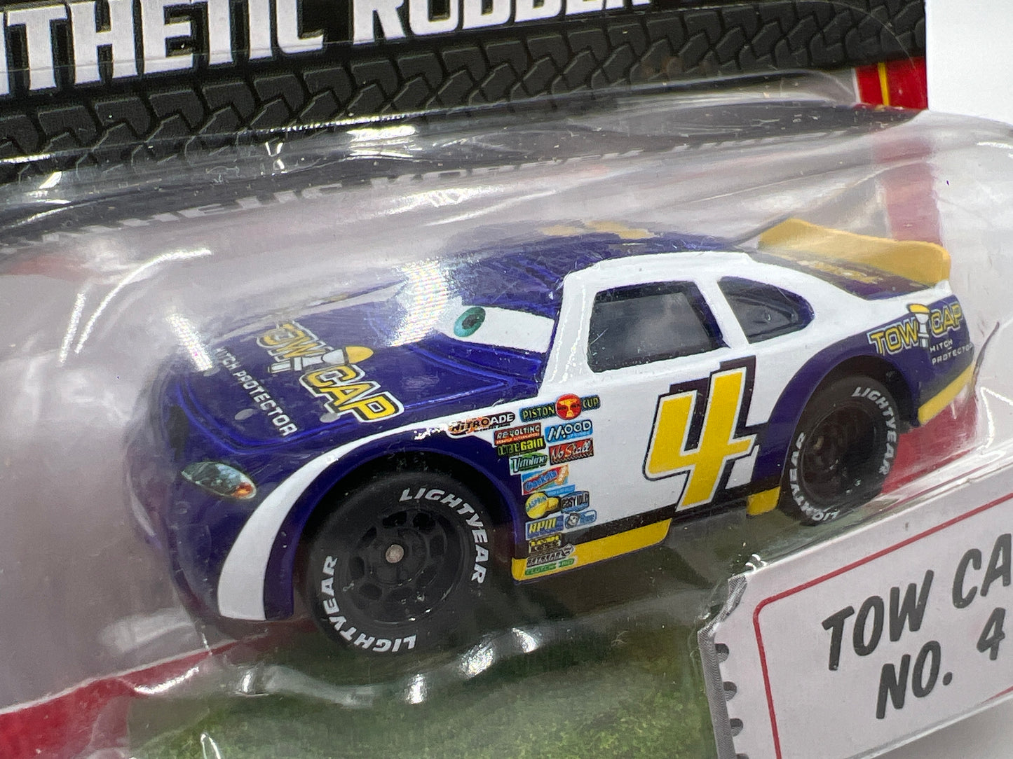 Disney Pixar The World Of Cars Rubber Tires Tow Cap No 4 137A